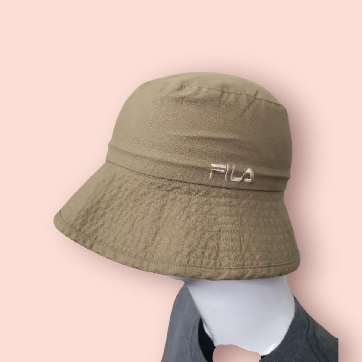 Edition Japan × Fila × Vintage VINTAGE FILA REVERSIBLE BUCKET HAT JAPAN Size ONE SIZE - 3 Thumbnail