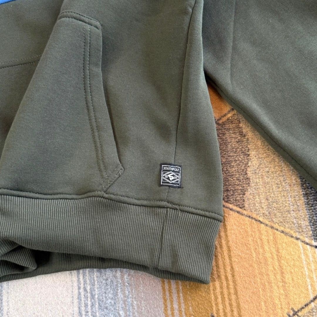 Southpole VINTAGE Southpole Hoodie Sweatshirt M Green Embroidered Grunge Y2K Skate Size US M / EU 48-50 / 2 - 4 Thumbnail