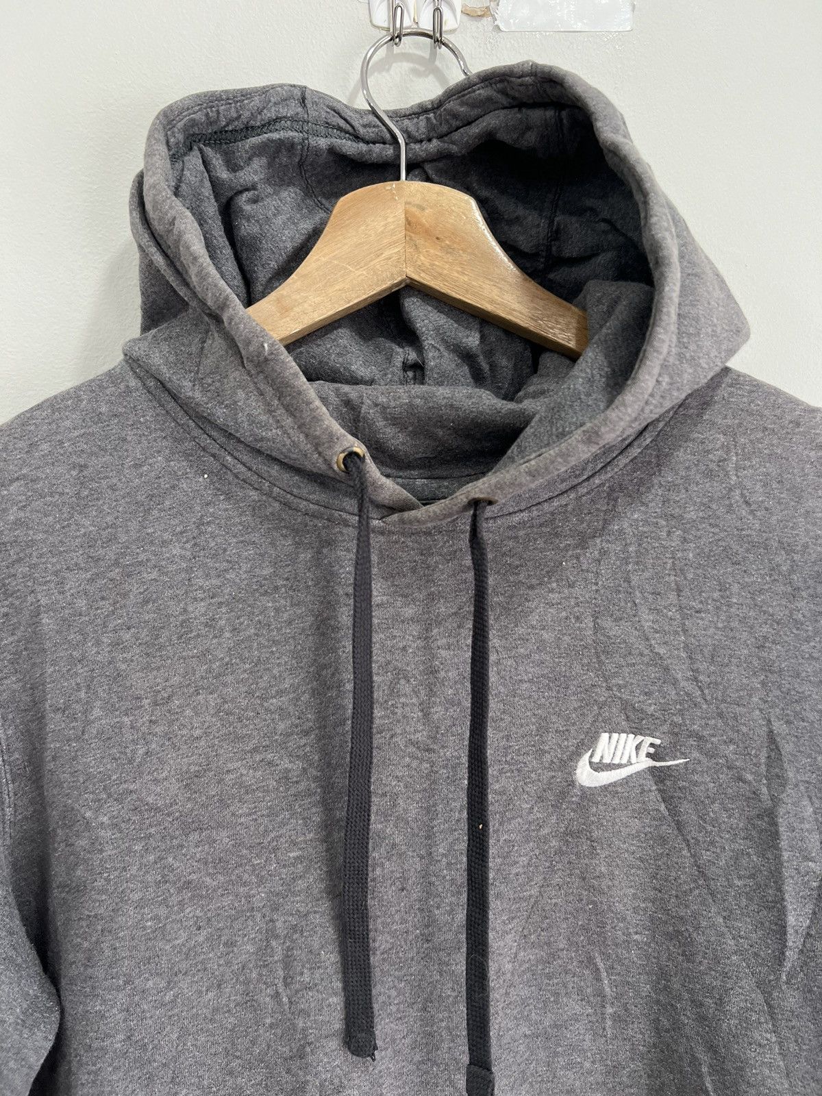 Vintage Vintage Y2K Nike Hoodie Swoosh Check Size US M / EU 48-50 / 2 - 5 Thumbnail