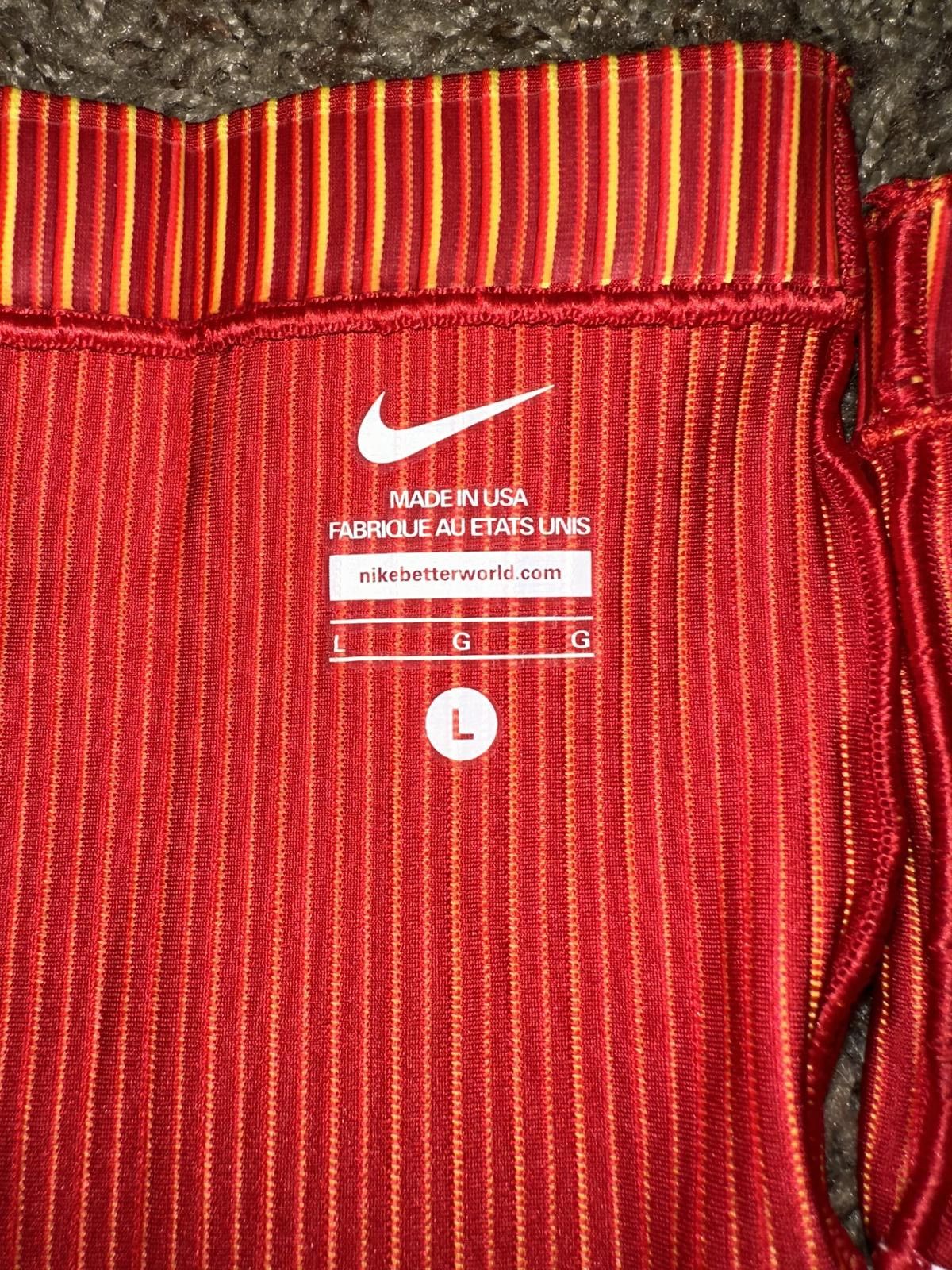 Nike Nike Pro Elite AO8492 Blue Red Striped Calf Warmer Running Sleeve Size ONE SIZE - 6 Thumbnail