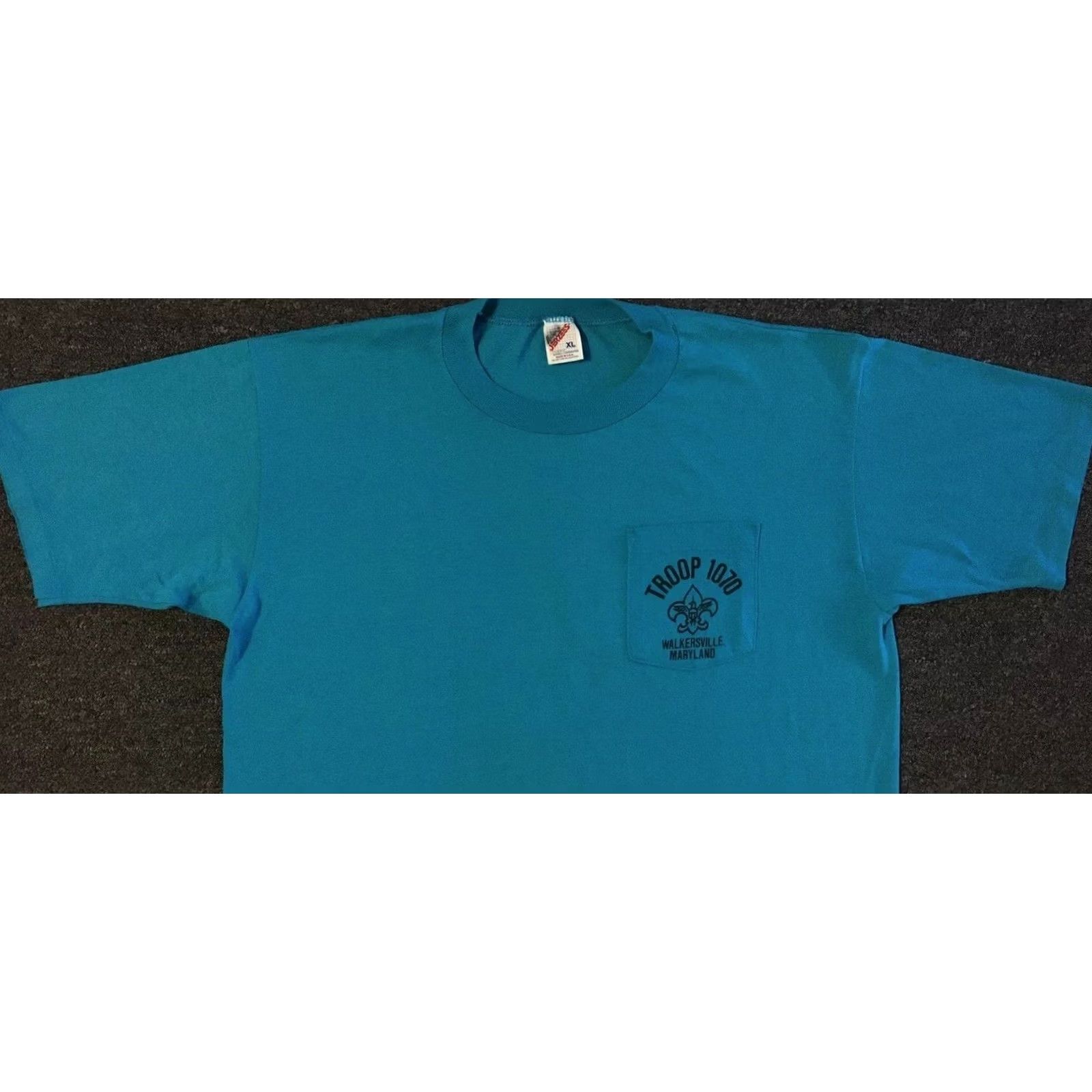 Vintage VINTAGE Troop 1070 BSA Faded Shirt XL Boy Scouts Maryland Cycling Track Grunge Shirt Size US XL / EU 56 / 4 - 7 Thumbnail