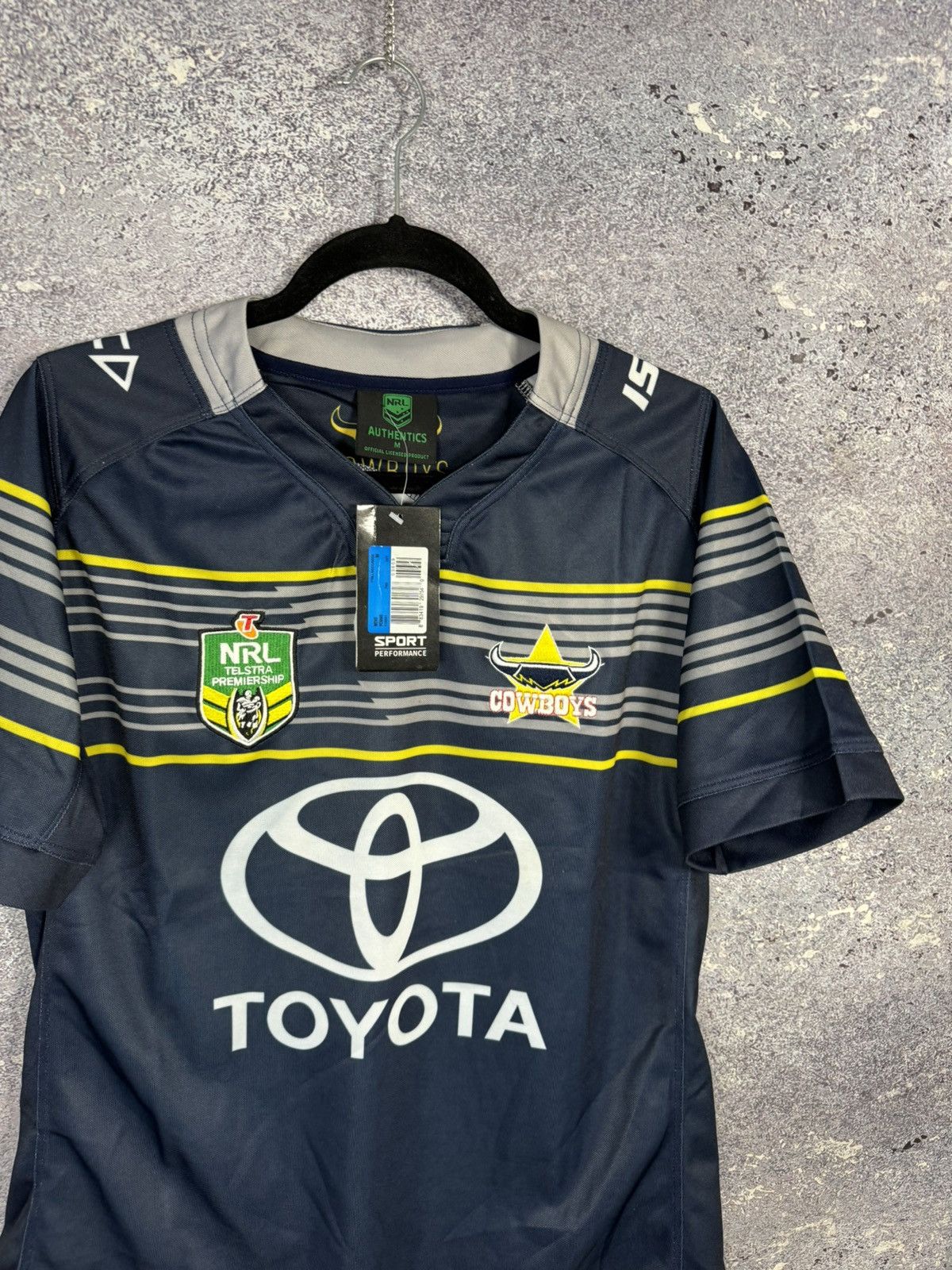 Vintage NEW Cowboys NRL Toyota Rugby Jersey Blokcore Size US M / EU 48-50 / 2 - 3 Thumbnail