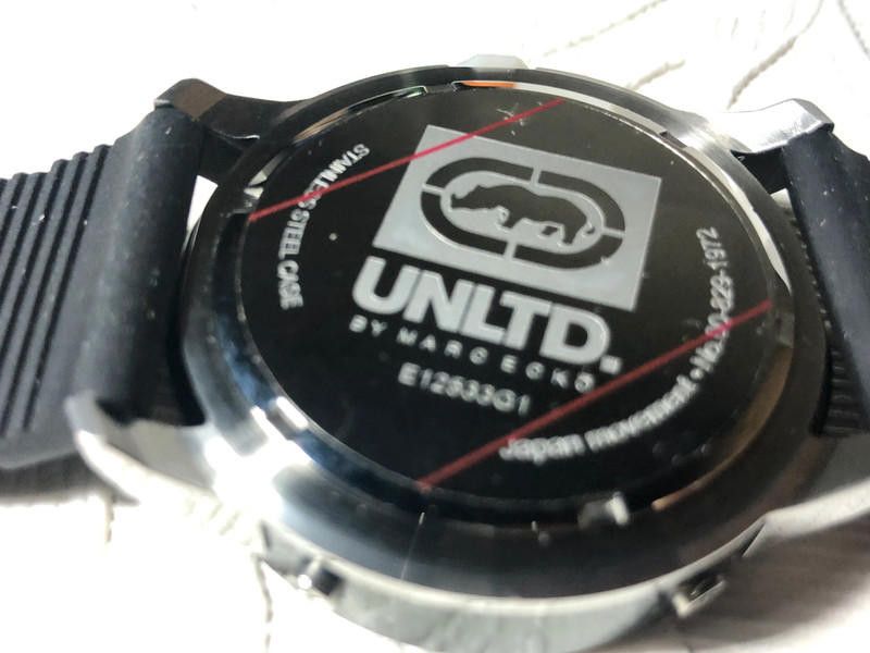 Marc Ecko LTD Adult Analogue black Strap Watch Limited Edition Size ONE SIZE - 8 Thumbnail