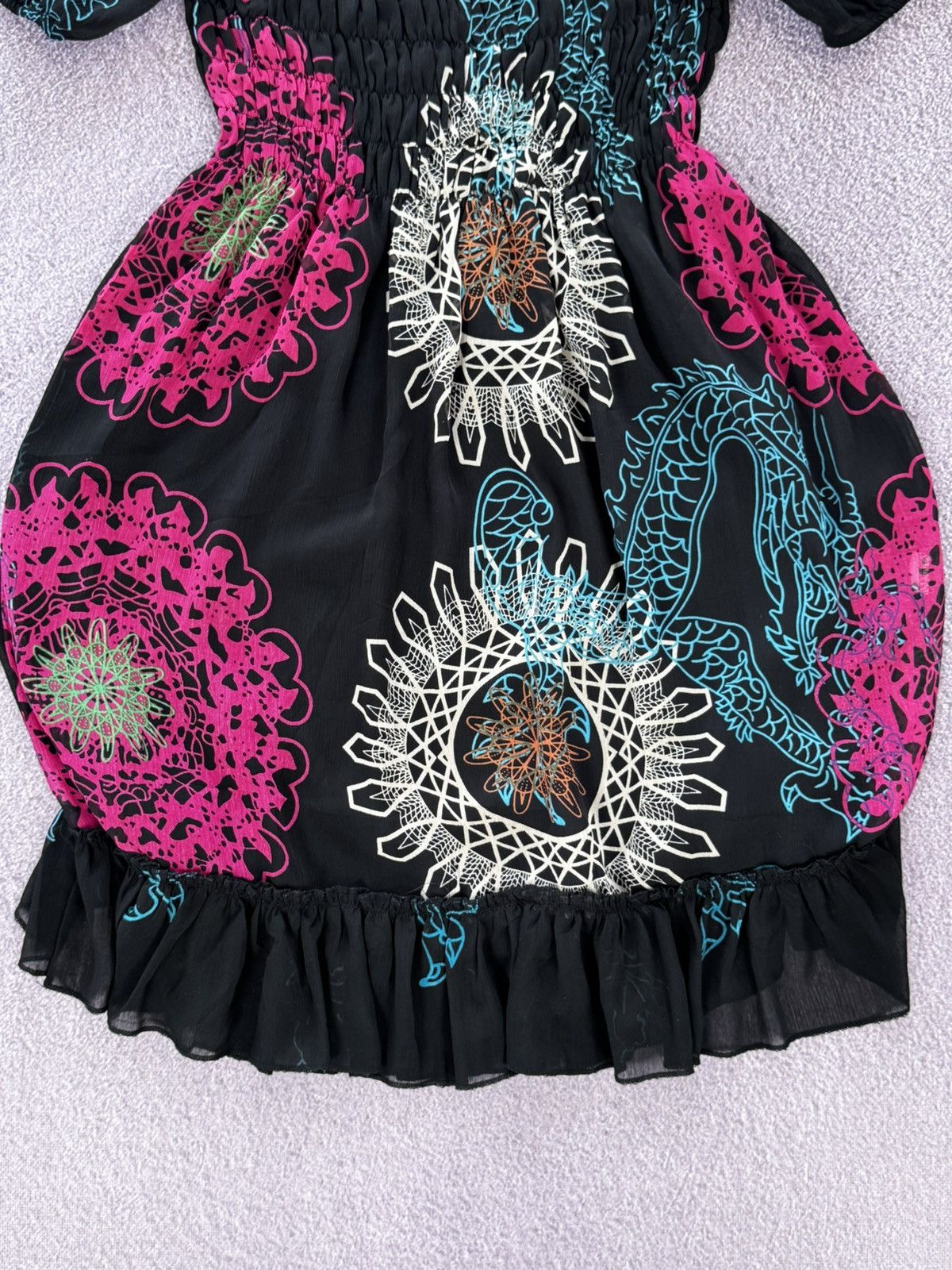 Japanese Brand Japan Aesthetic Glamour Y2K Midi Dress Size M / US 6-8 / IT 42-44 - 4 Thumbnail