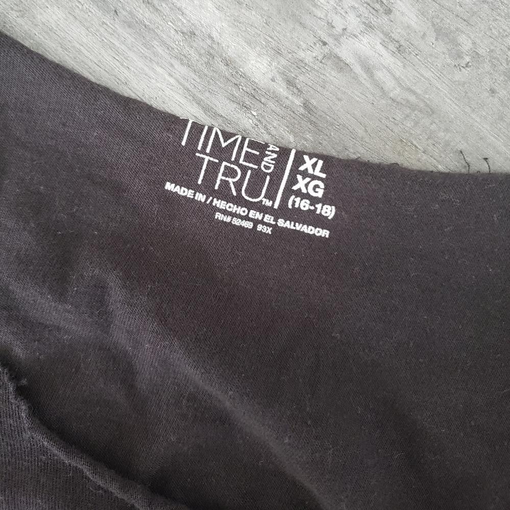 Designer Black Cropped Time And Tru Pocket Tank Size XL / US 12-14 / IT 48-50 - 3 Thumbnail