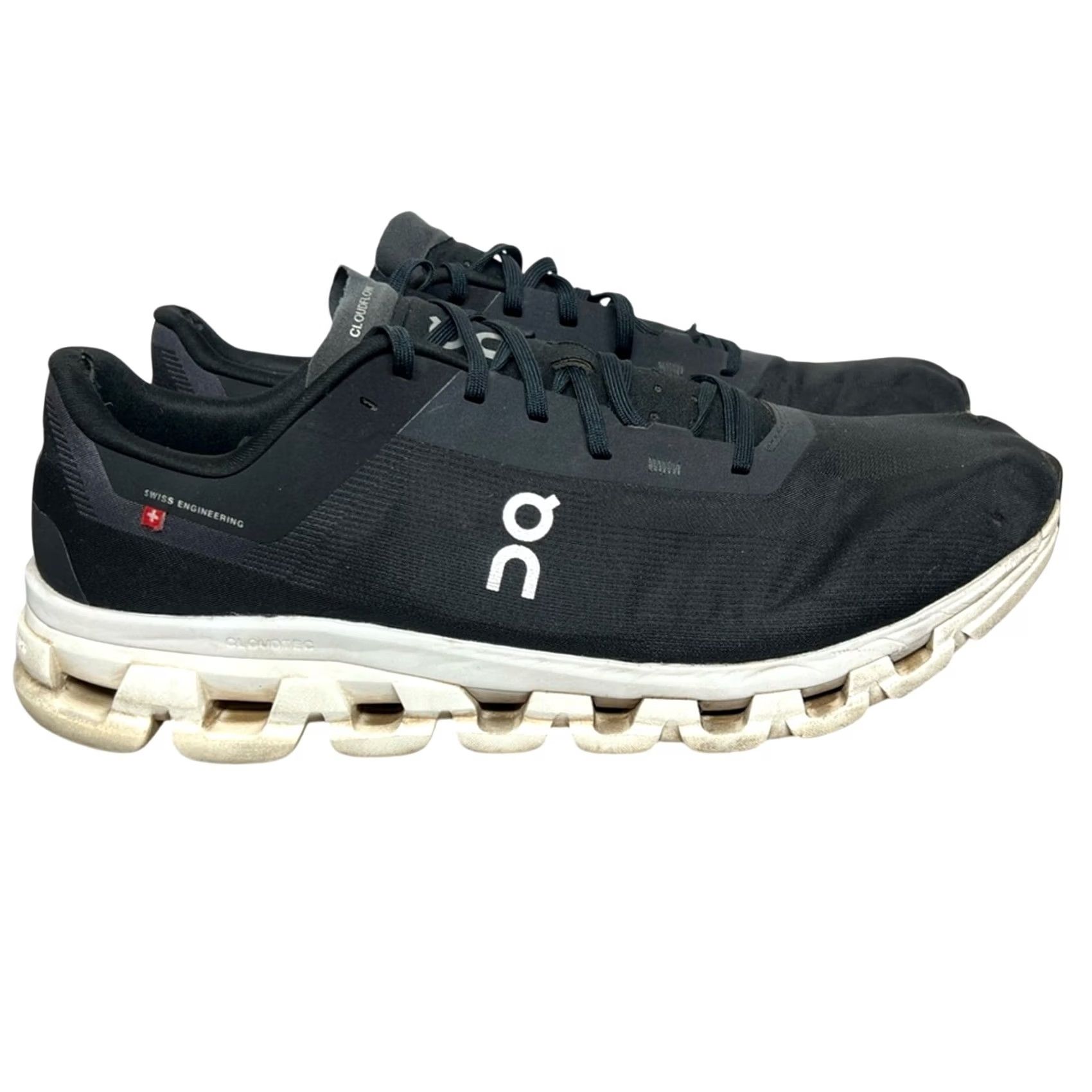 Vintage On Running Men’s Cloudflow 4 Running Size 14 Black/White |3MD30100299| Size US 14 / EU 47 - 4 Thumbnail
