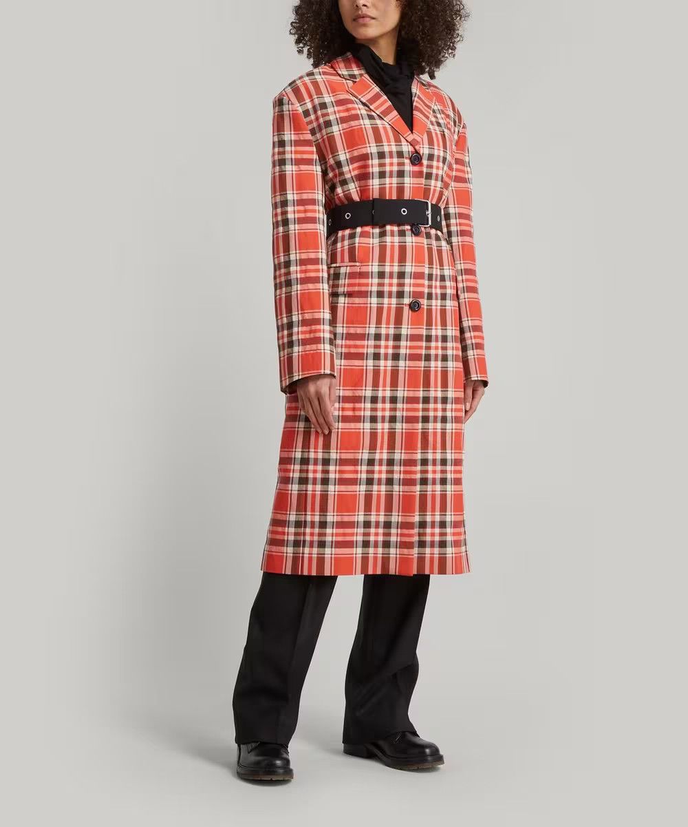Acne Studios o1y0725 Belt Coat in Multicolor Size XS / US 0-2 / IT 36-38 - 2 Thumbnail