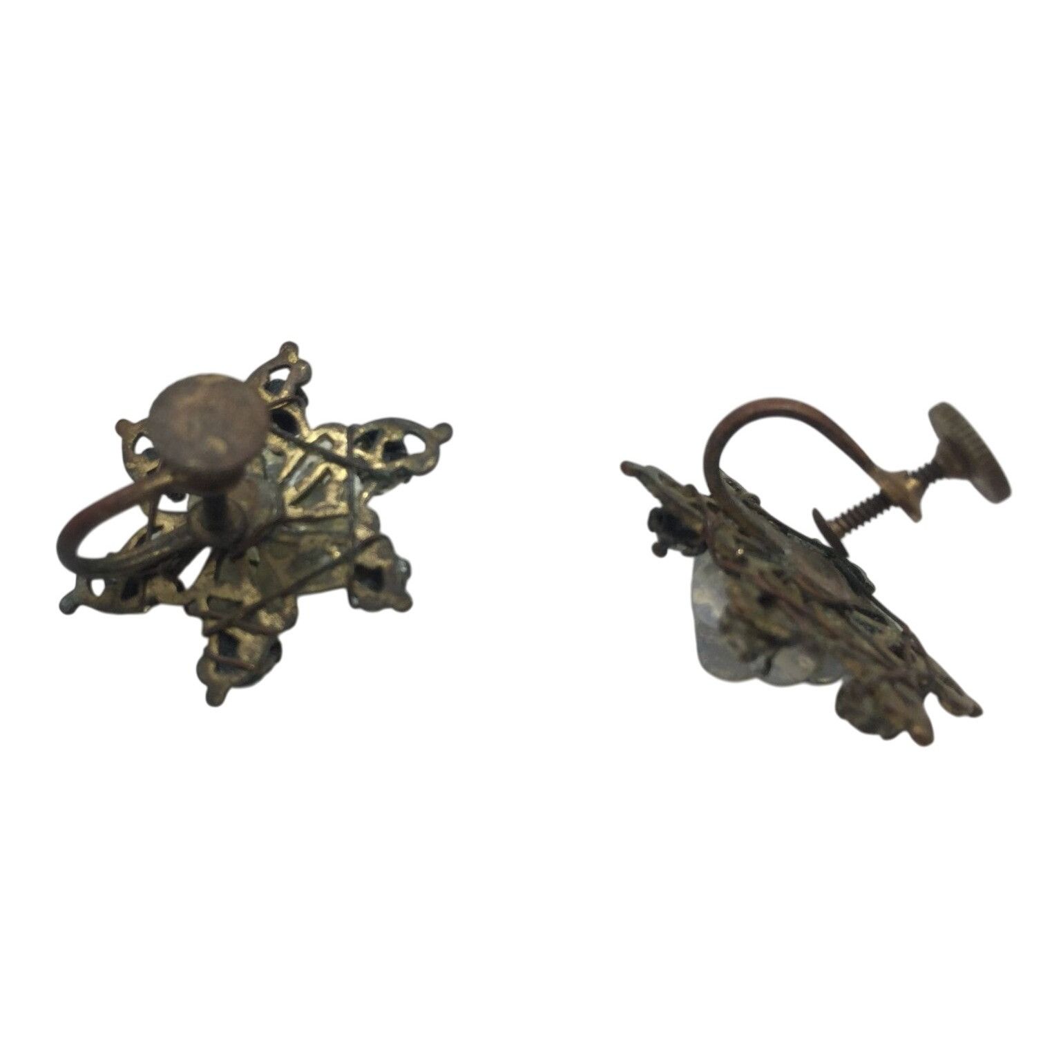 Other Women's Gold Tone Screw Back Earrings Size ONE SIZE - 3 Thumbnail