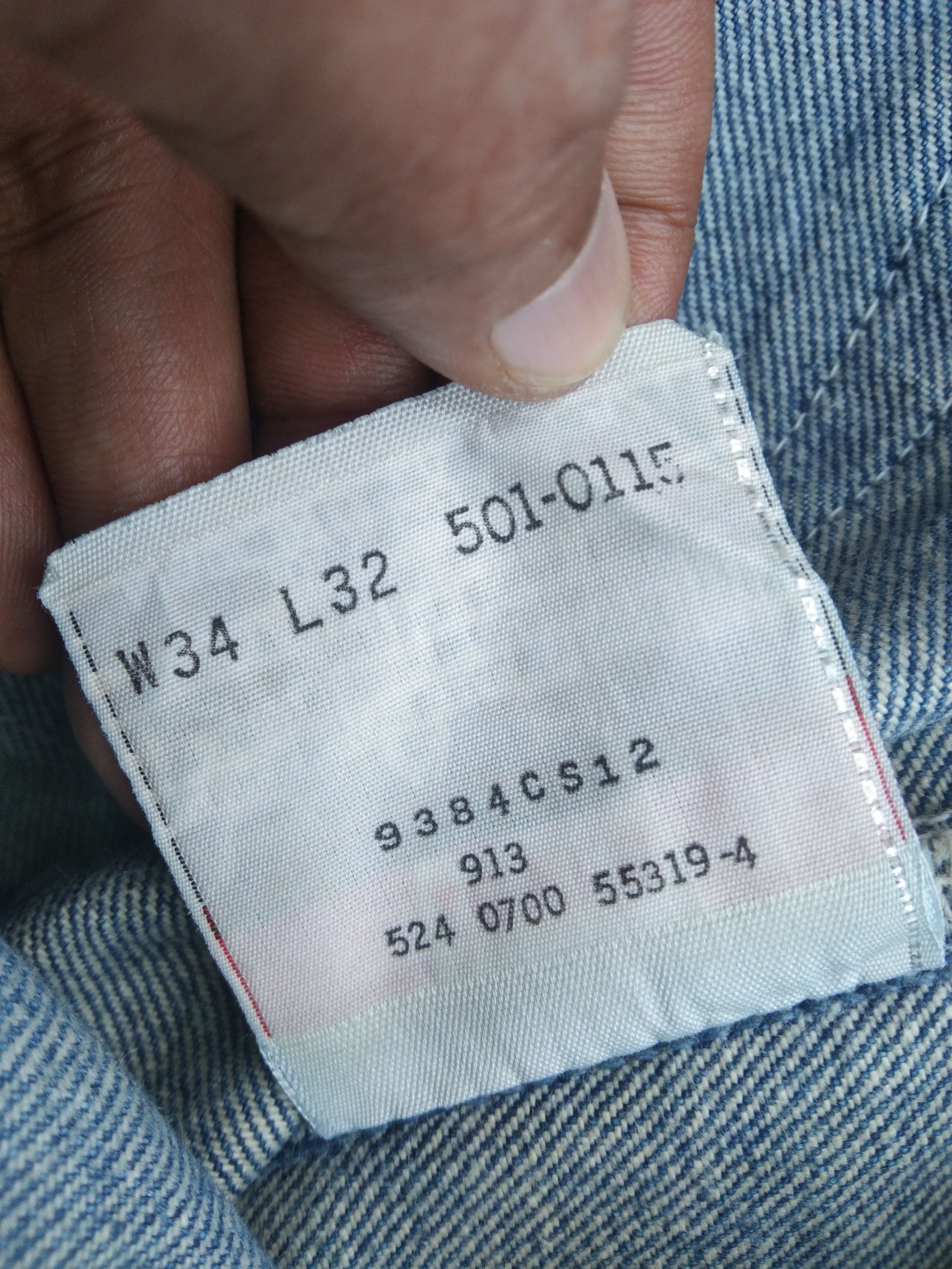 Levi's Vintage Levi's 501 Made In USA Released Hem Distressed Jeans Size US 34 / EU 50 - 11 Thumbnail