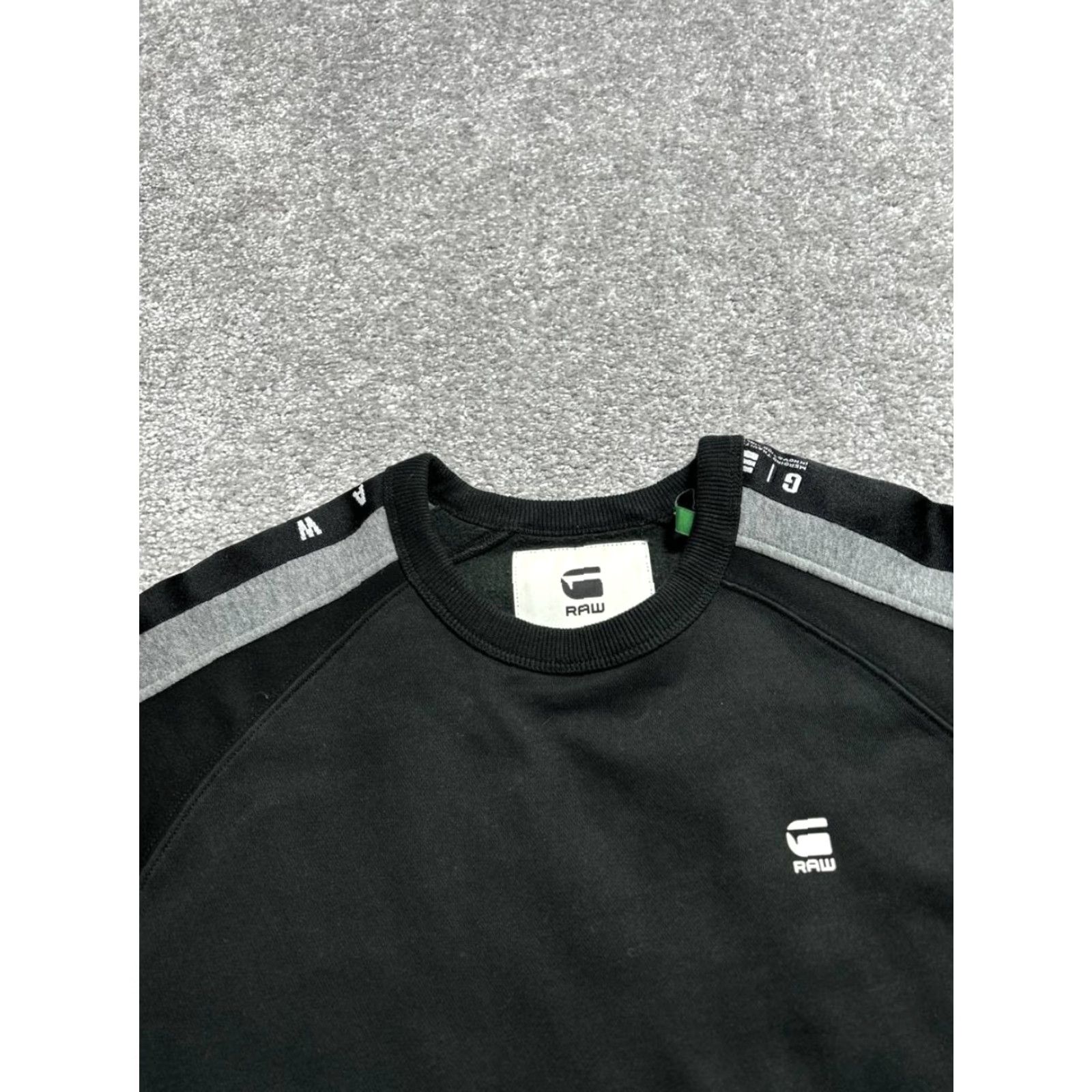 G-Star G Star Raw Sport Crew Neck Sweater Mens L Black Knit Pullover Casual Winter Size US L / EU 52-54 / 3 - 3 Thumbnail