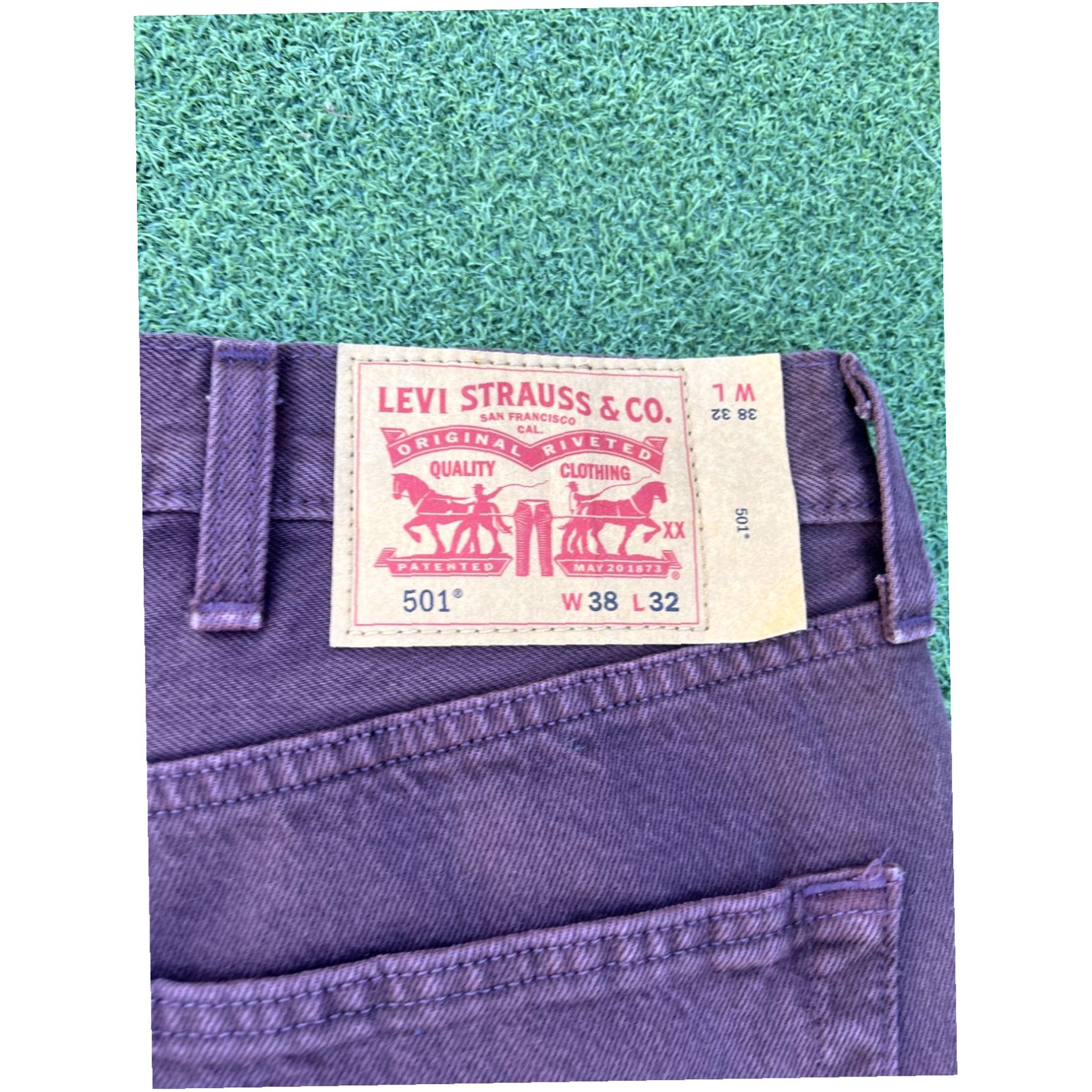 Levi's Levi’s 501 Original Men's Straight Leg Button Fly Jeans Size 38x32 Denim Size US 38 / EU 54 - 4 Thumbnail