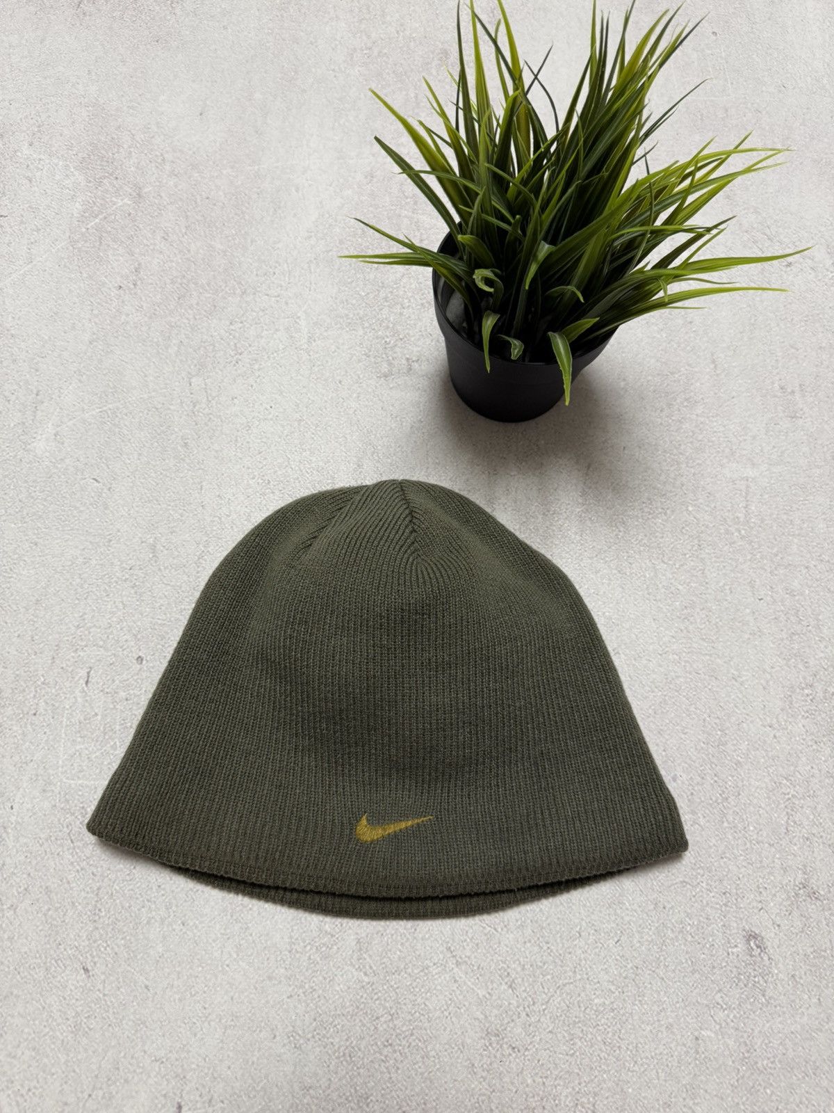 Nike × Vintage Vintage Nike Hat Swoosh Drill Y2K 90s Size ONE SIZE - 1 Thumbnail