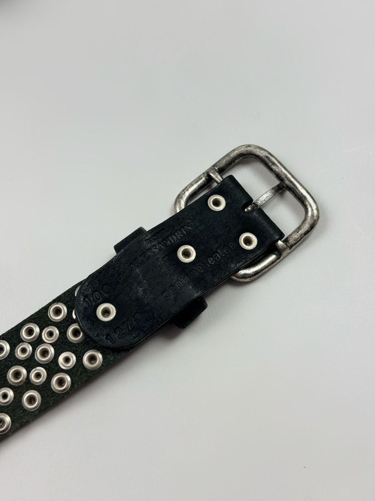 Daniele Alessandrini Daniele Alessandrini Studded Leather Belt Size ONE SIZE - 9 Thumbnail