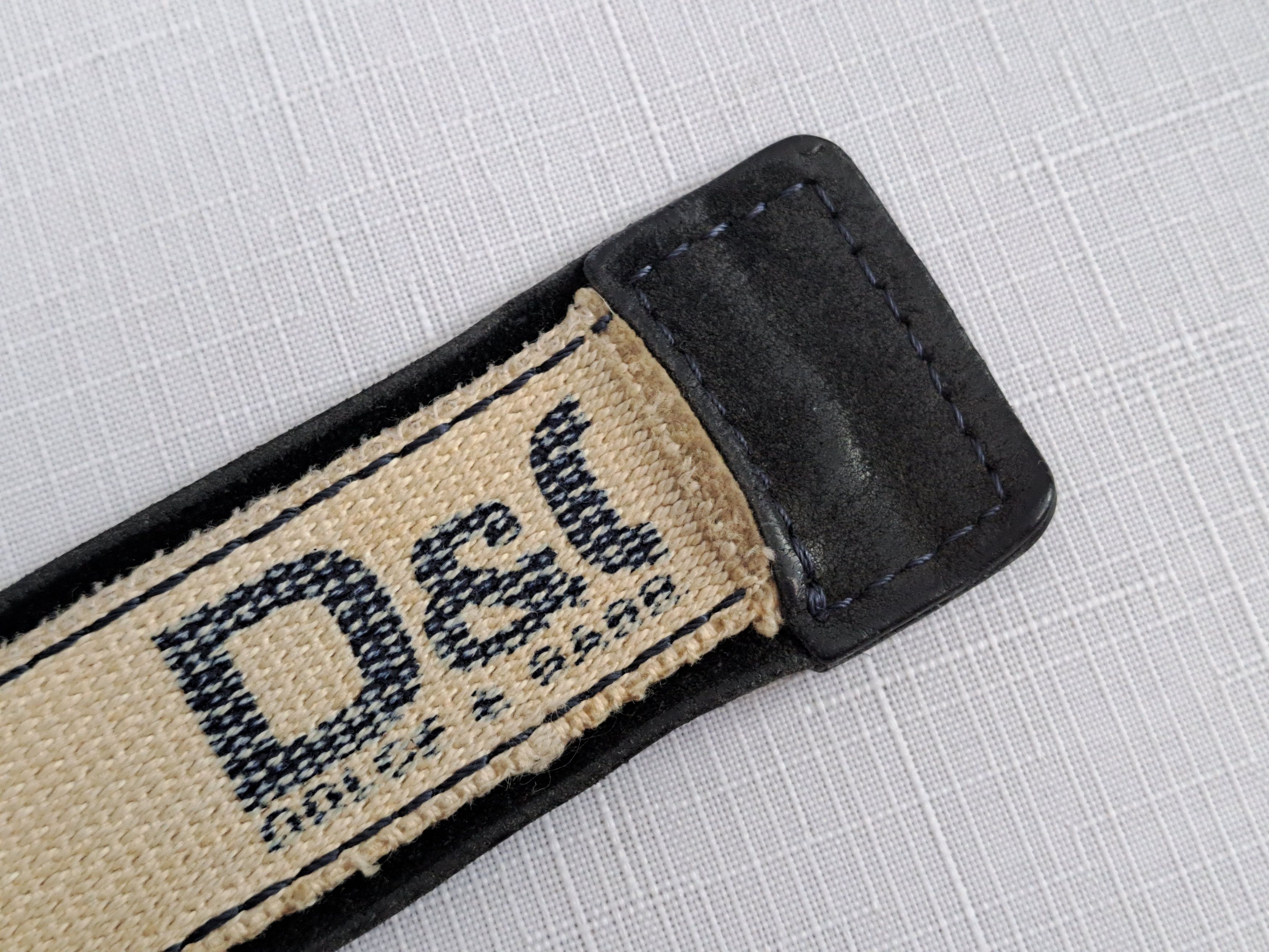 Dolce & Gabbana × Vintage Vintage Dolce&Gabbana textile/leather belt. Size 110 Size ONE SIZE - 14 Thumbnail