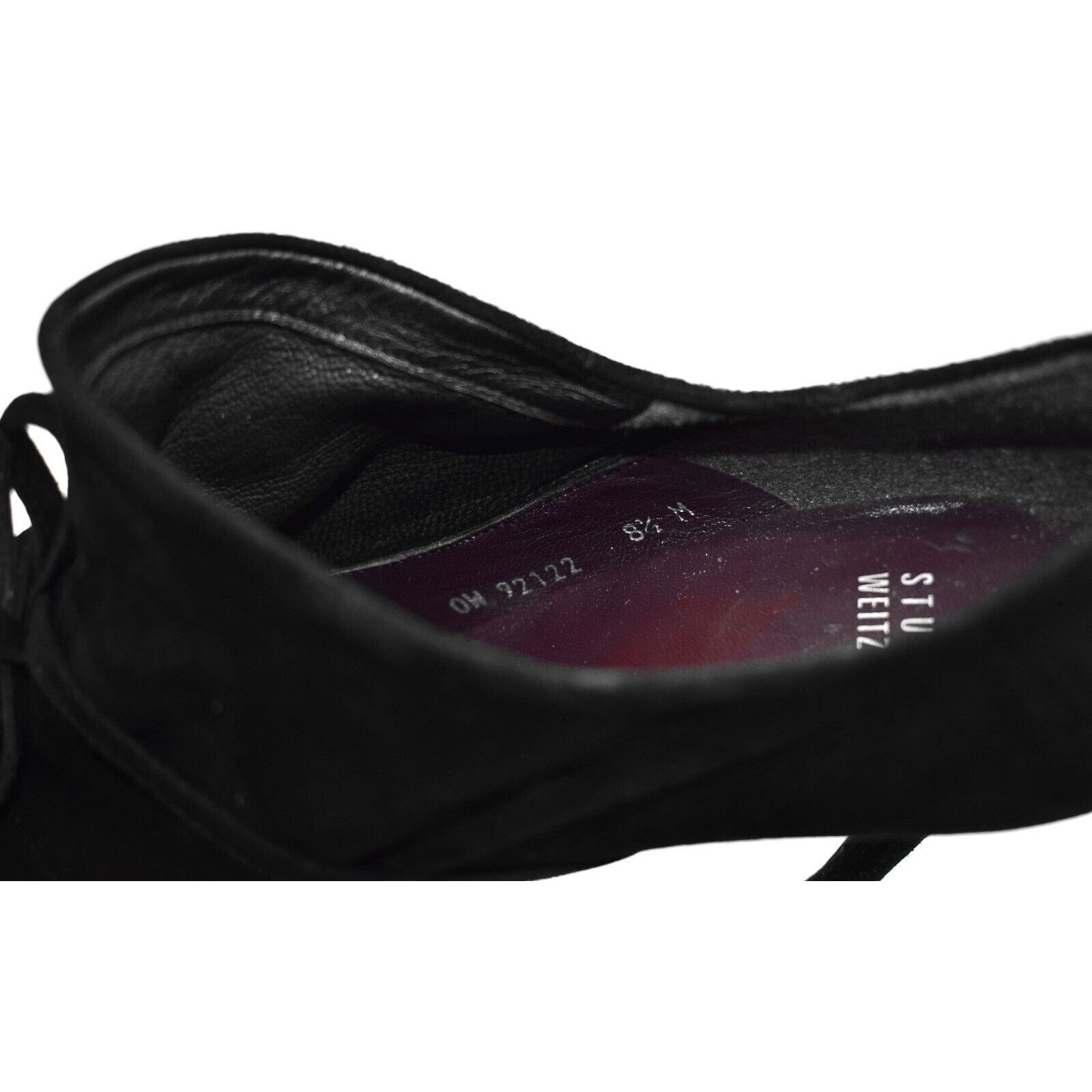 Stuart Weitzman STUART WEITZMAN Aokhi Black Suede Bootie Pump Heels Sz 8.5 M Size US 8.5 / IT 38.5 - 7 Thumbnail