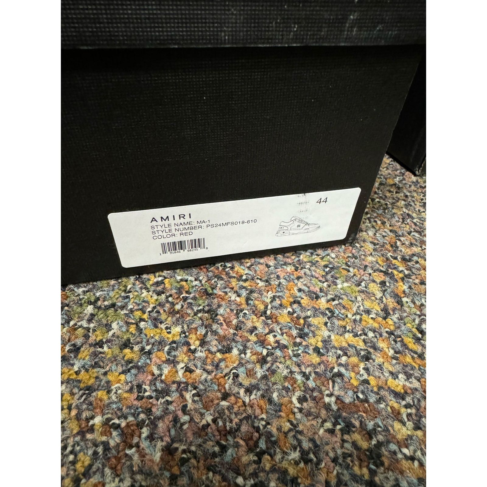 Amiri o1rshd1 Q:2 / MA-1 Low-Top Sneakers in White/ Red Size US 11 / EU 44 - 24 Thumbnail