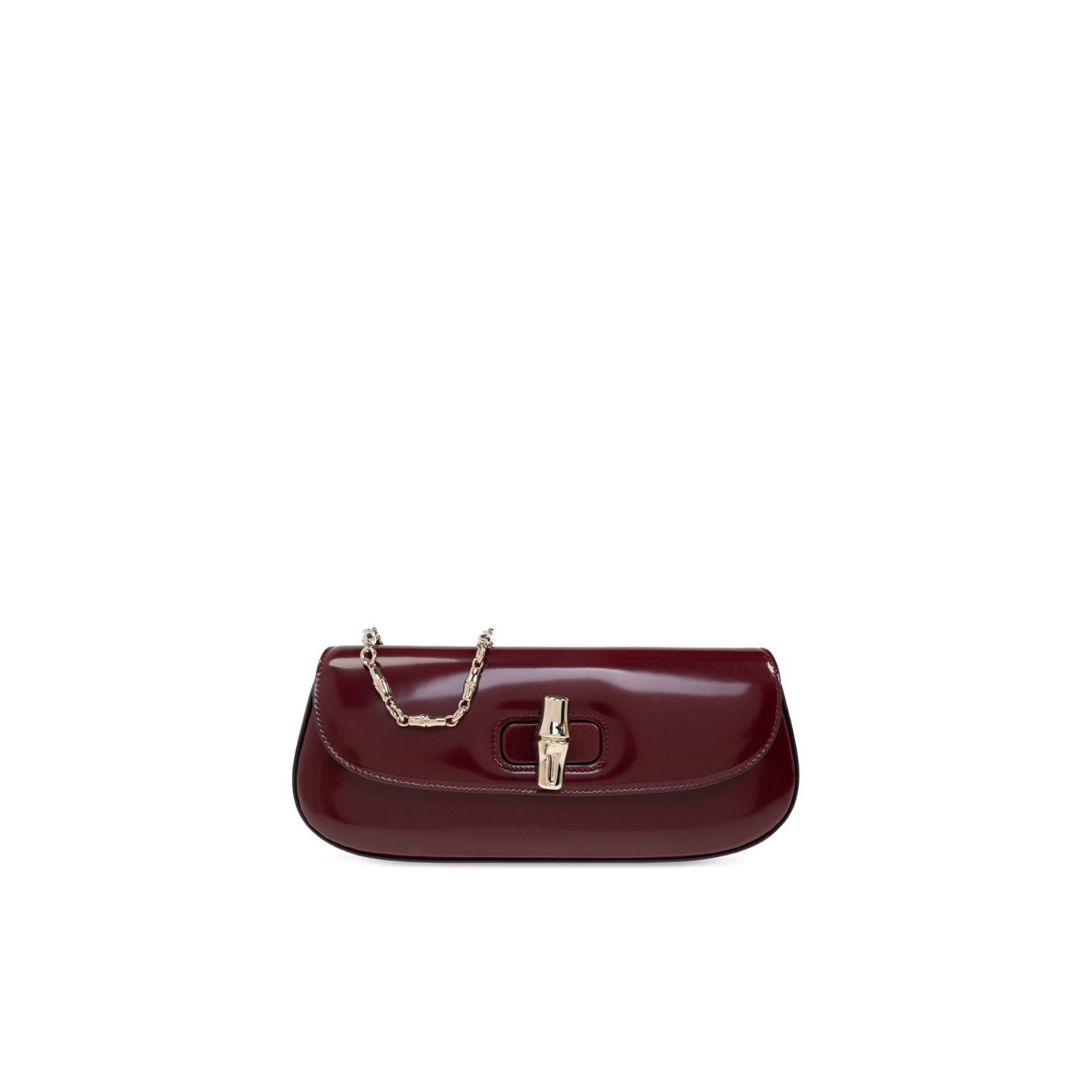 Gucci GUCCI Bamboo Small Bordeaux Shoulder Bag New & Authentic Size ONE SIZE - 1 Thumbnail