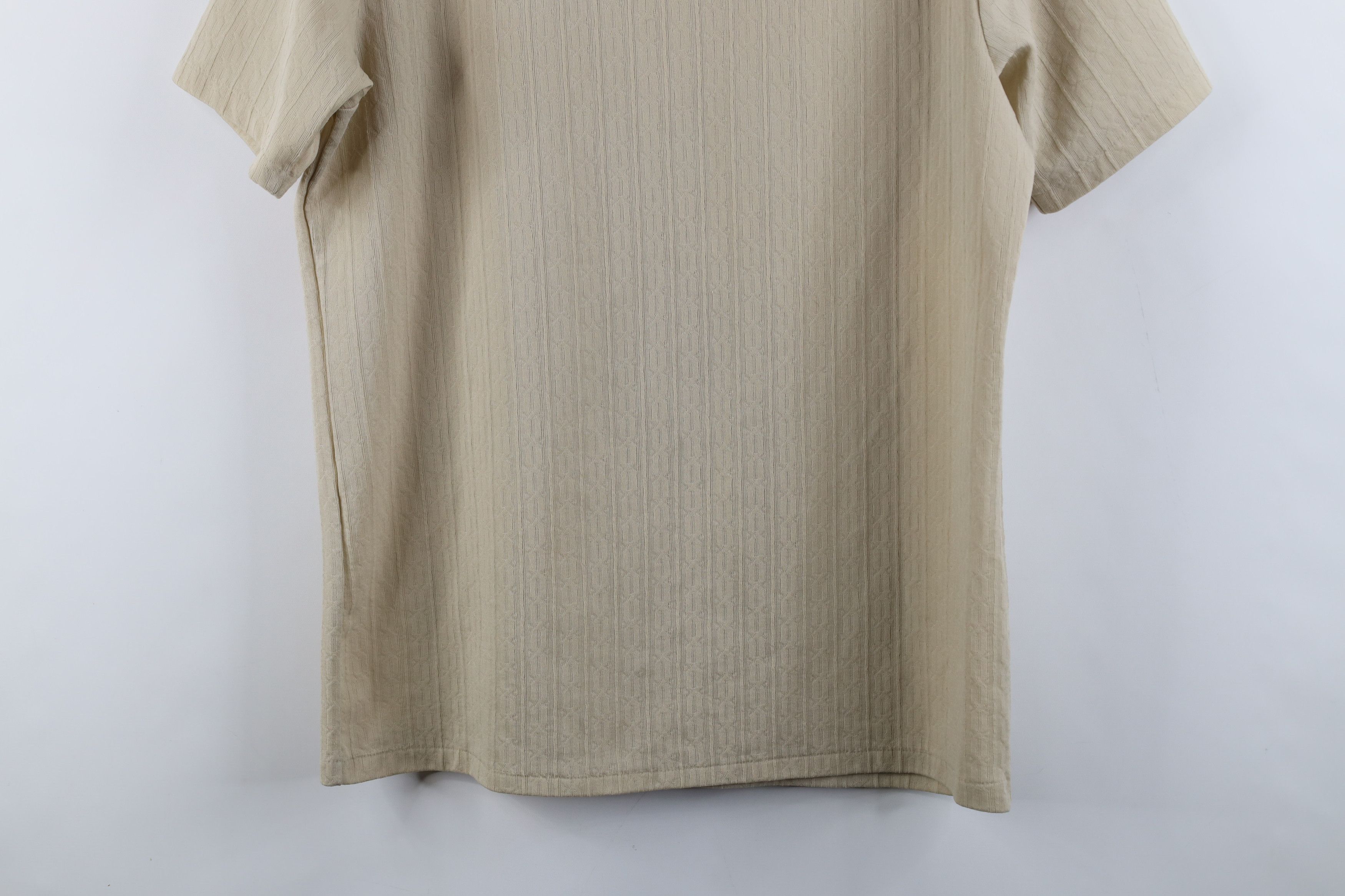 Vintage Vintage 50s Ban Lon Knit Short Sleeve Mock Neck T-Shirt USA Size US L / EU 52-54 / 3 - 11 Thumbnail