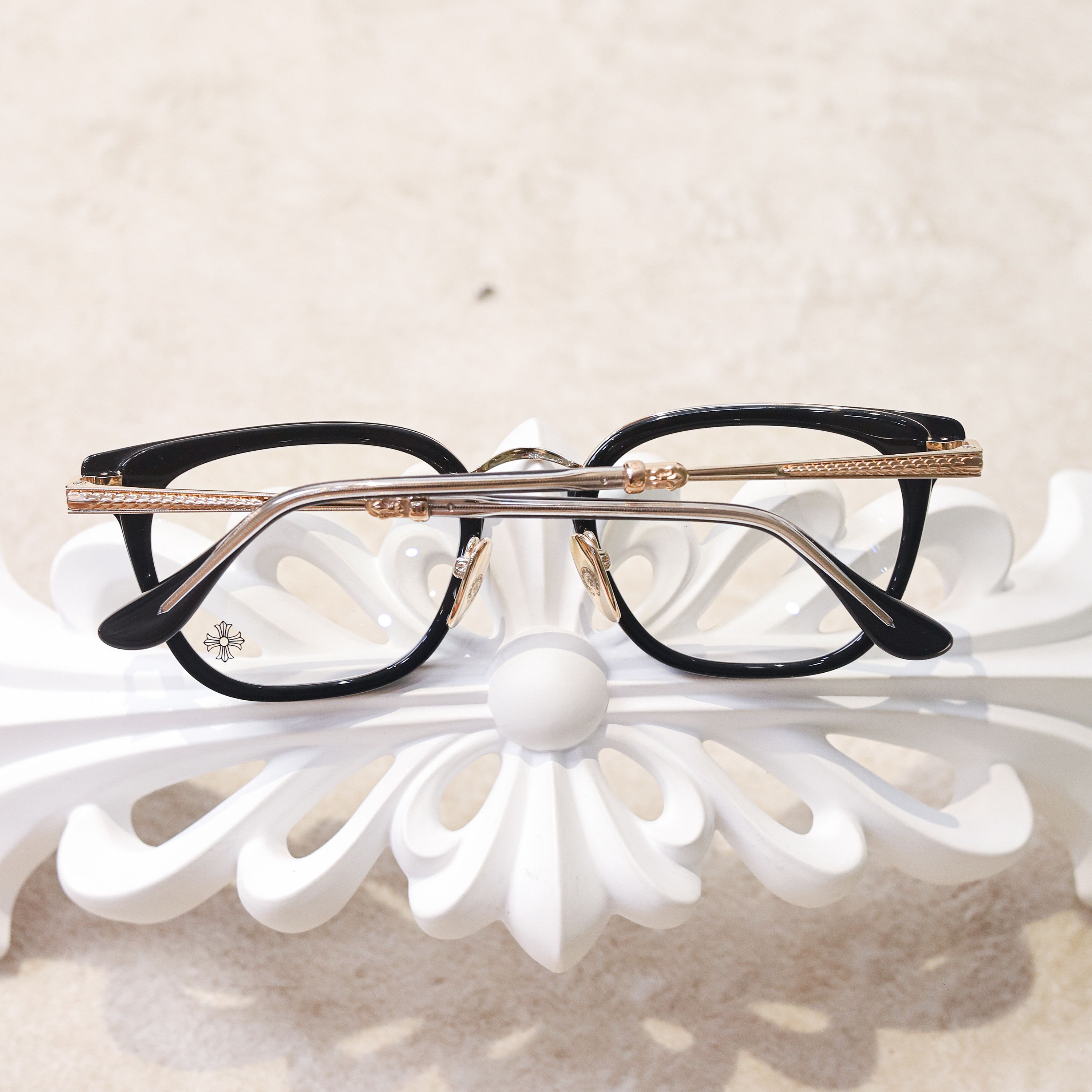 Chrome Hearts CHROME HEARTS STRAPADICTOME BLACK/GOLD PLATED Size ONE SIZE - 3 Thumbnail