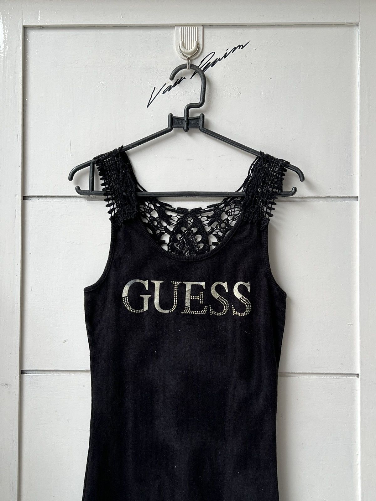 Guess GUESS Black Sleeveless T-shirt Size US XS / EU 42 / 0 - 10 Thumbnail
