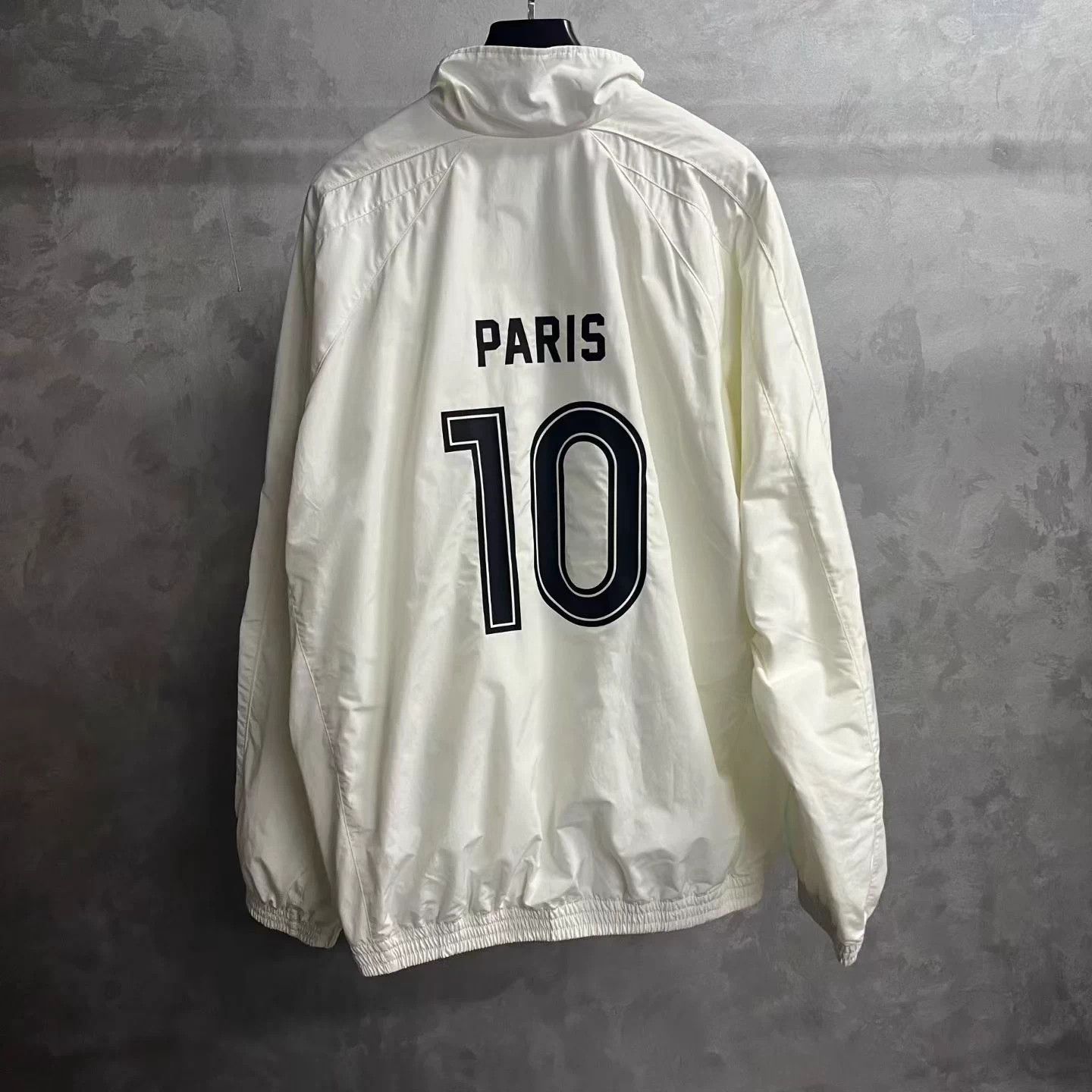 Balenciaga Balenciaga Logo Print Stand-Collar Longsleeve Jacket 52 Size US L / EU 52-54 / 3 - 2 Thumbnail