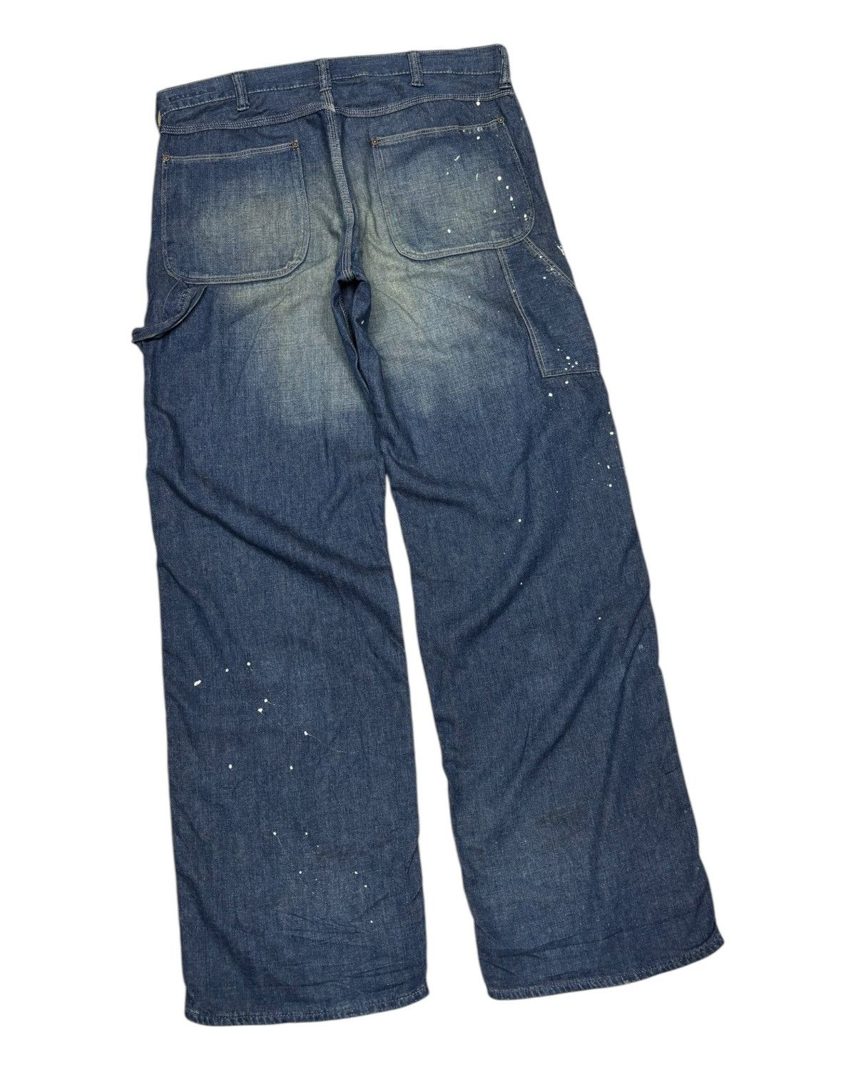 Issey Miyake × URBAN RESEARCH DOORS × Yohji Yamamoto Vintage Urban Research Painter Baggy Jeans Carpenter Pants Size US 35 - 4 Thumbnail