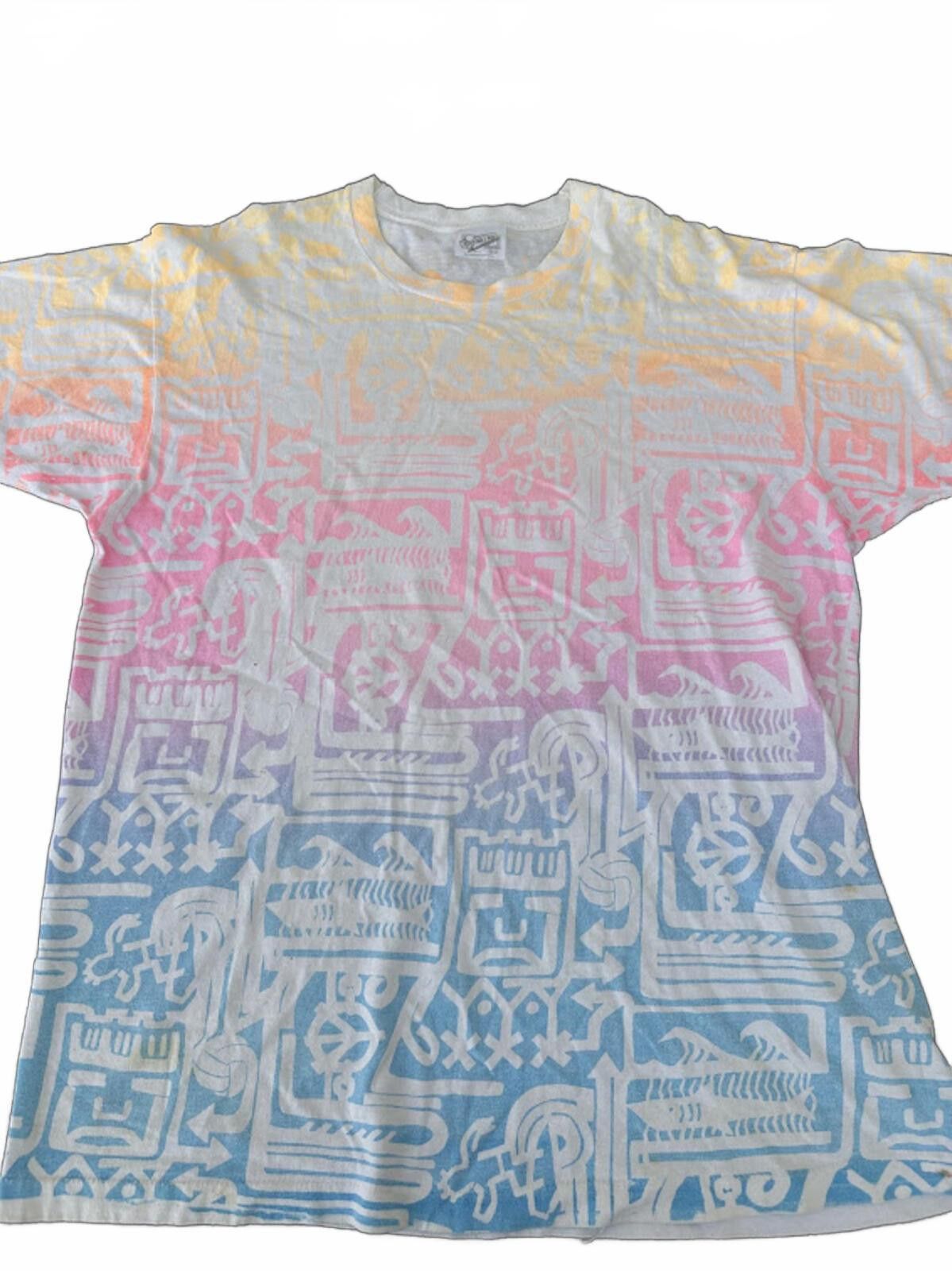 Other Vintage Oasis AOP Tee Single Stitch One Size Size US M / EU 48-50 / 2 - 1 Thumbnail
