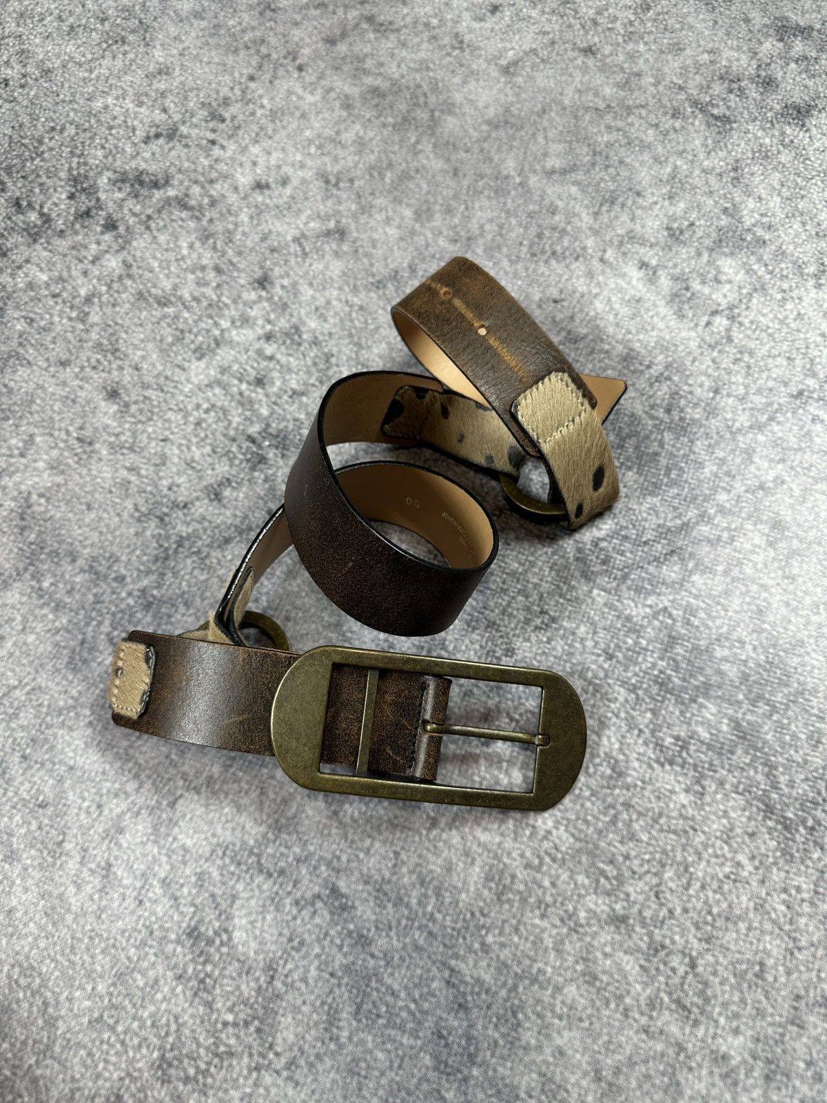Leather Y2K Vintage Cowboy Leather Belts Streetwear Avant Garde Rare Size ONE SIZE - 1 Thumbnail