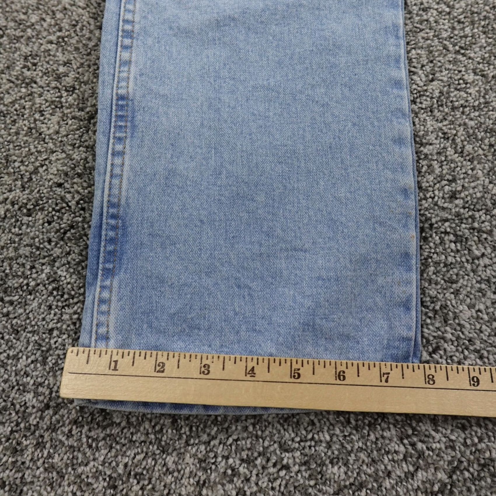 Wrangler Wrangler Jeans Womens 9 Light Blue Denim Pants Western Cowboy Cut 14MWZ Mom High Rise Slim Fit Jeans Size 30" / US 8 / IT 44 - 3 Thumbnail