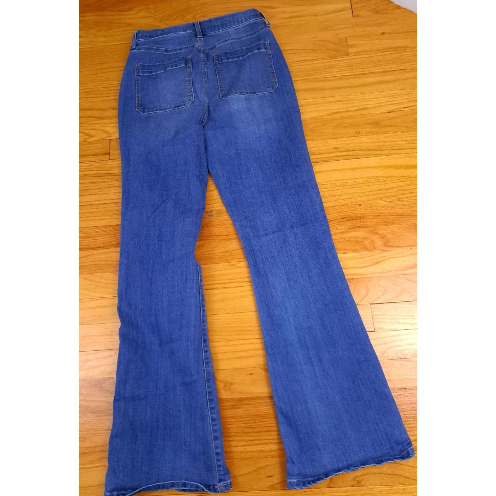 Fashion Nova Fashion Nova Metal Button Fly Women Jeans Size 11/30 Blue Denim Medium Size 32" / US 10 / IT 46 - 6 Thumbnail