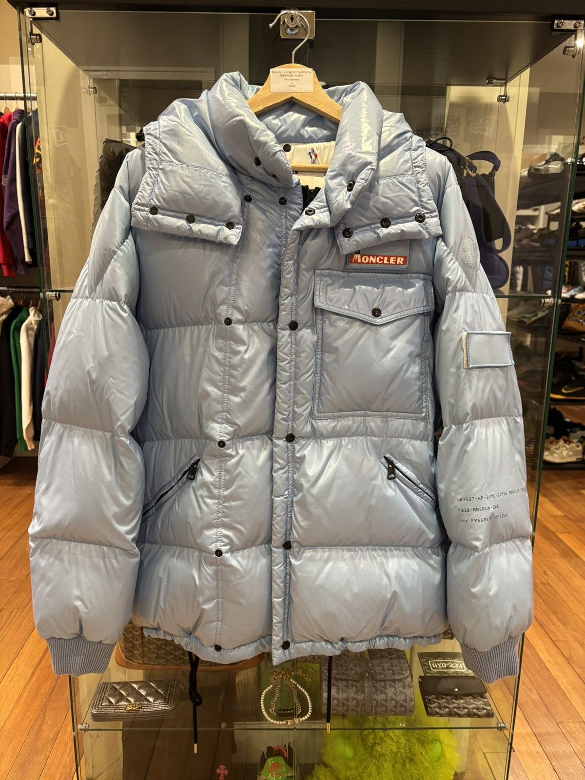 Moncler Moncler X Fragment Anthemy Giubotto Jacket Size US S / EU 44-46 / 1 - 1 Thumbnail