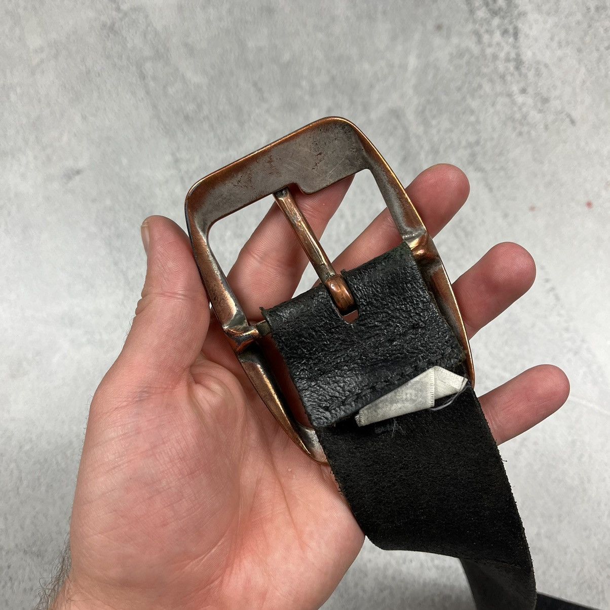G-Star × Leather Vintage G Star Raw rhinestone leather belt Size ONE SIZE - 4 Thumbnail