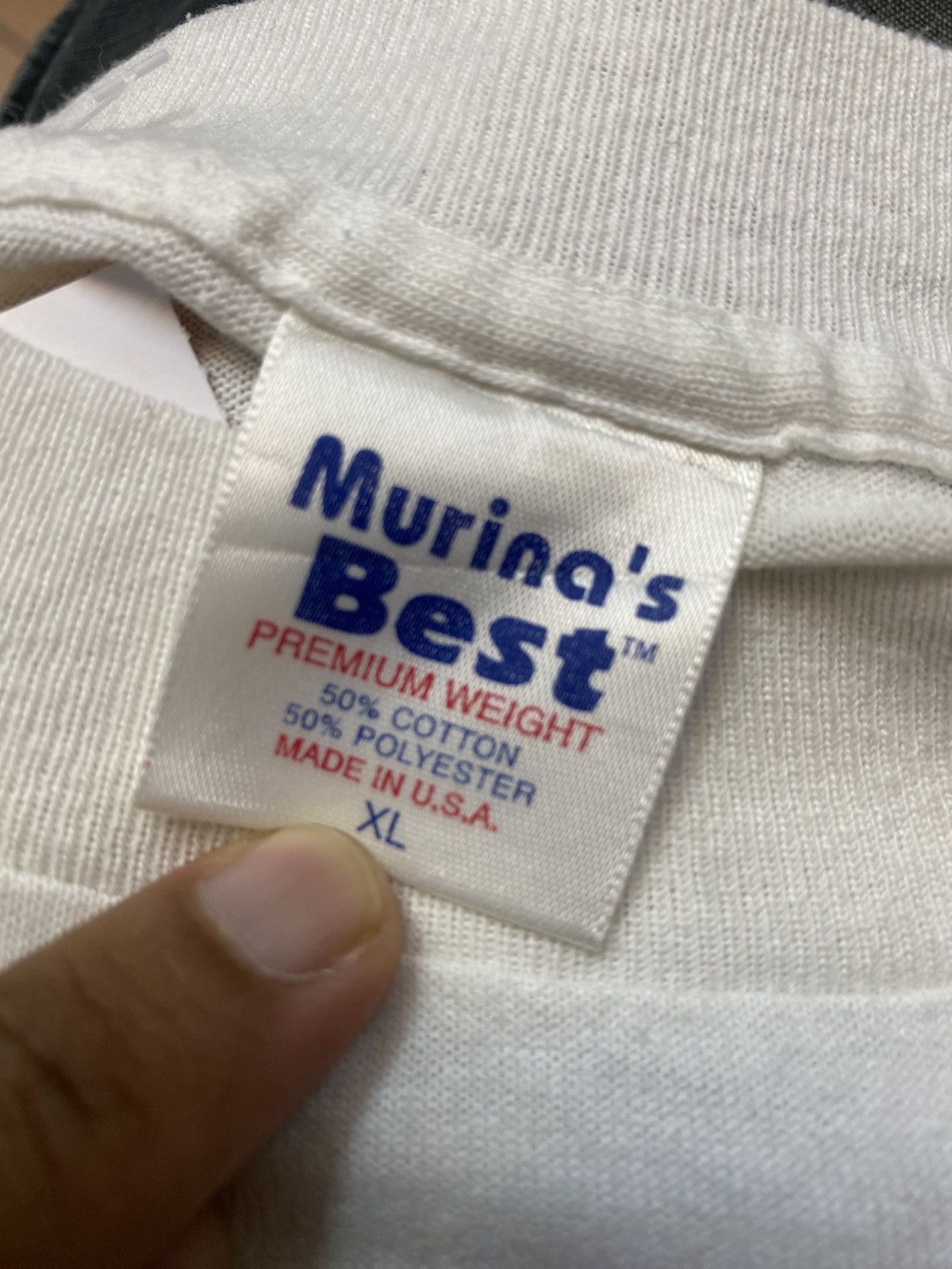 Vintage 1995 Bob Harrison Copyright Vintage Tee Murino’s Size US XL / EU 56 / 4 - 5 Thumbnail