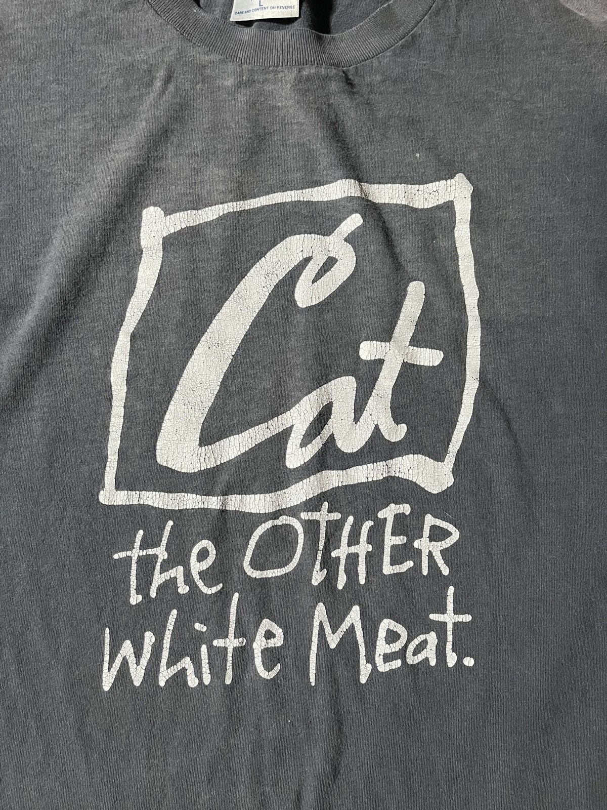 Other Vintage Cat, the Other White Meat T-Shirt Size US L / EU 52-54 / 3 - 3 Thumbnail