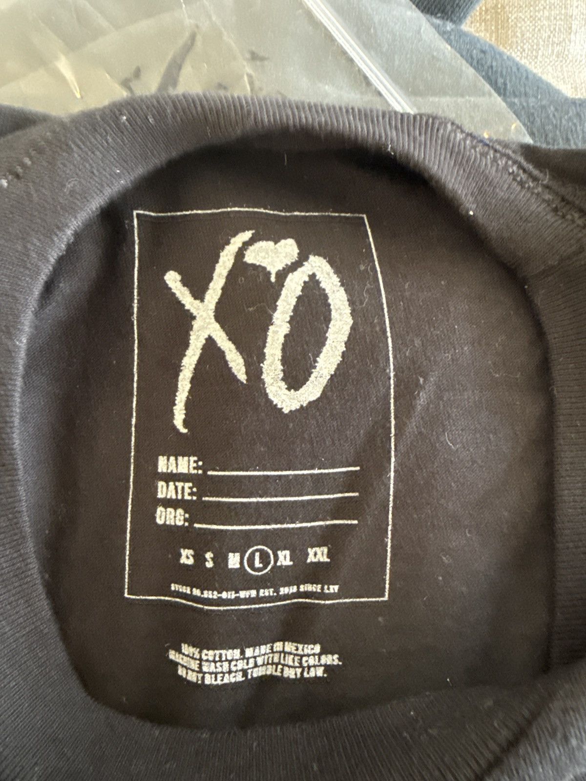 The Weeknd × XO The Weeknd - Kiss land Super Fantastic Tee - Black/ Large Size US L / EU 52-54 / 3 - 5 Thumbnail