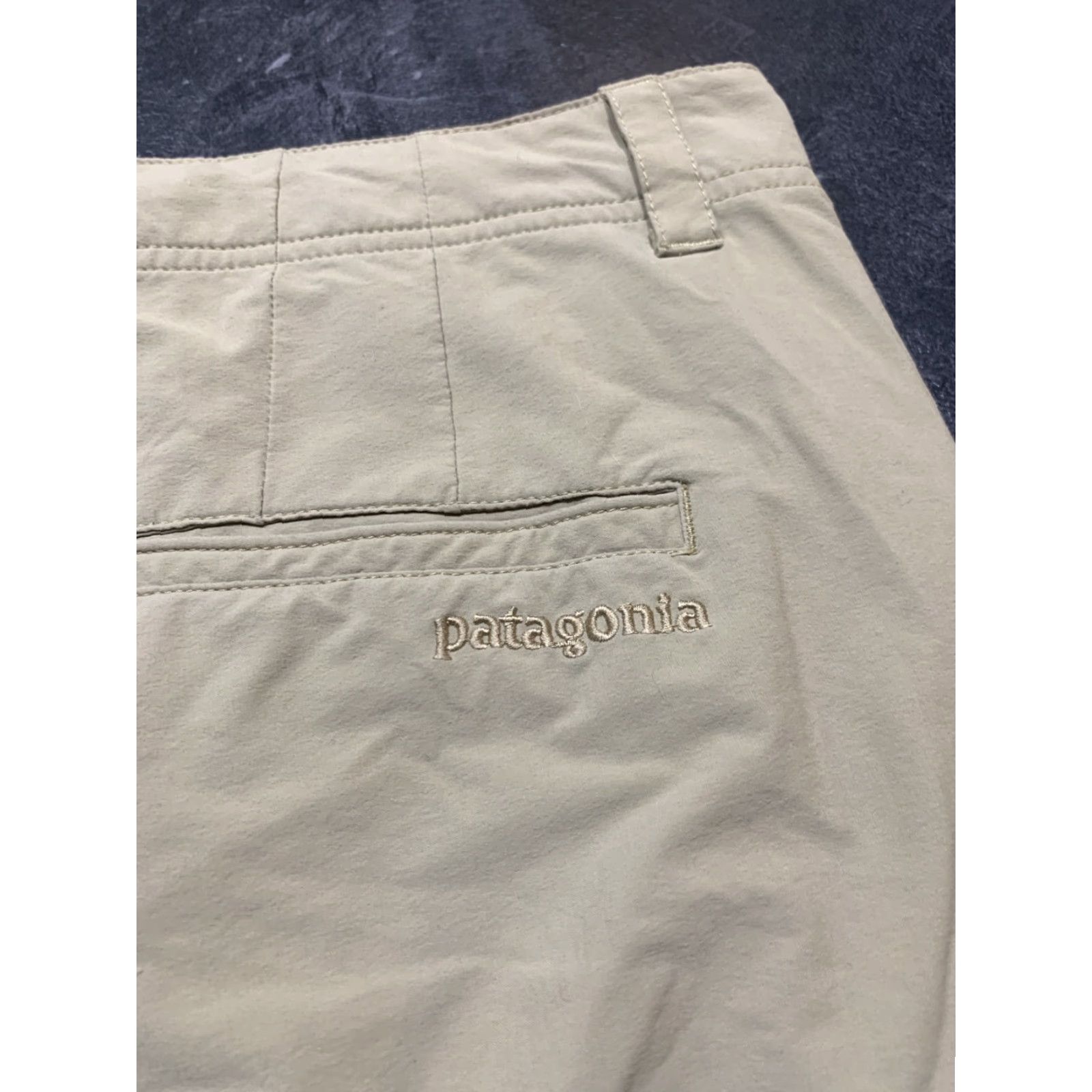 Patagonia Patagonia Mens Hiking Shorts Size 34 Beige Nylon Woven Stretch Size US 34 / EU 50 - 3 Thumbnail