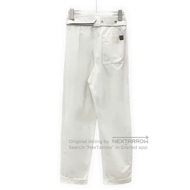 Louis Vuitton Louis Vuitton Casual wide-leg pants in white cotton pants Size US 34 / EU 50 - 2 Thumbnail