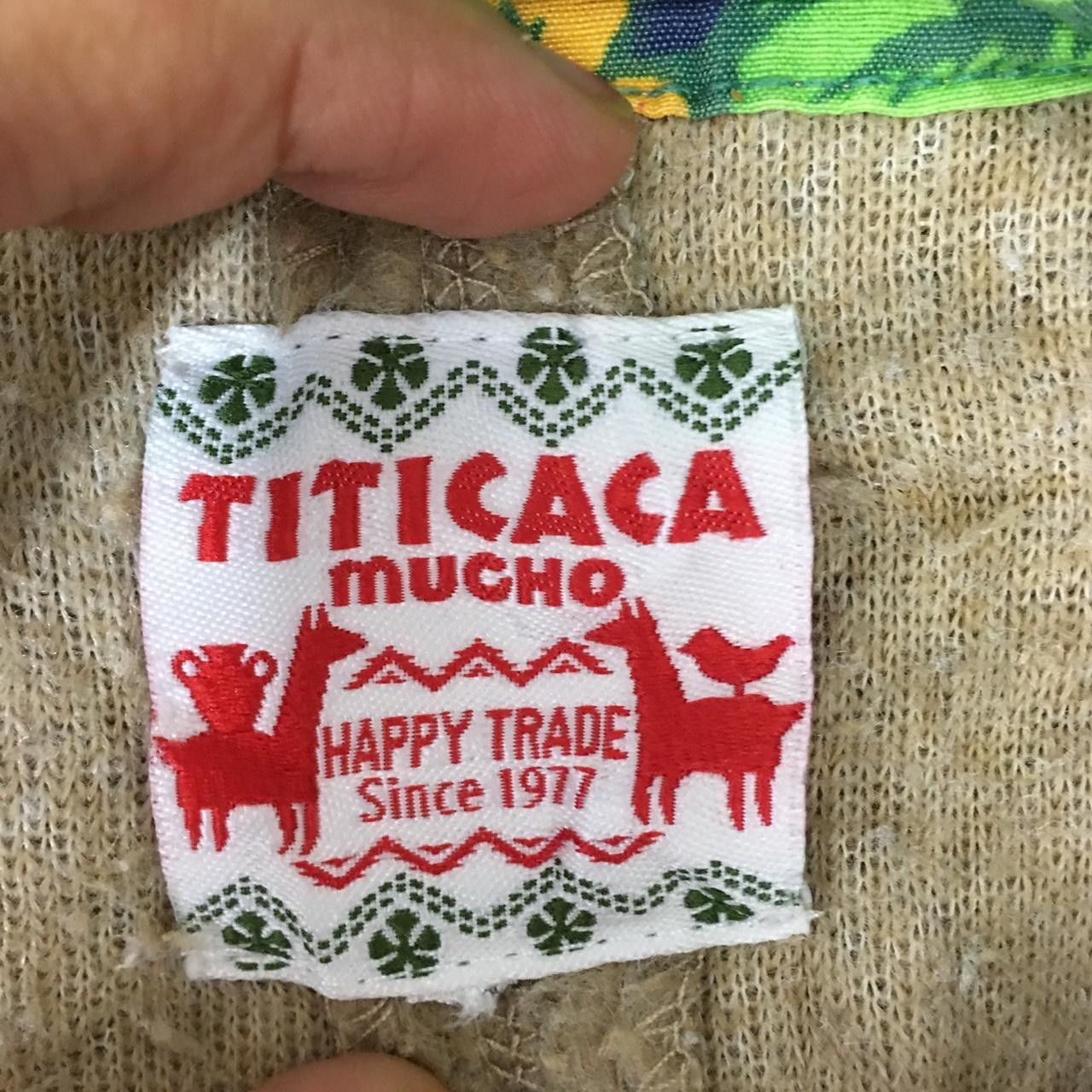 Vintage Vtg TITICACA MUCHO NATURE Floral Sherpa Fleece Jacket Size L / US 10 / IT 46 - 3 Thumbnail