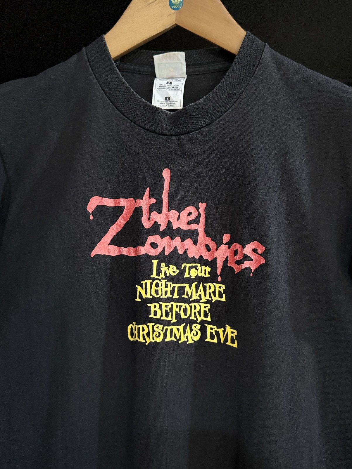 Expert Horror Vintage 90s The Zombies Live Tour Nightmare Faded Tee Size US S / EU 44-46 / 1 - 2 Thumbnail
