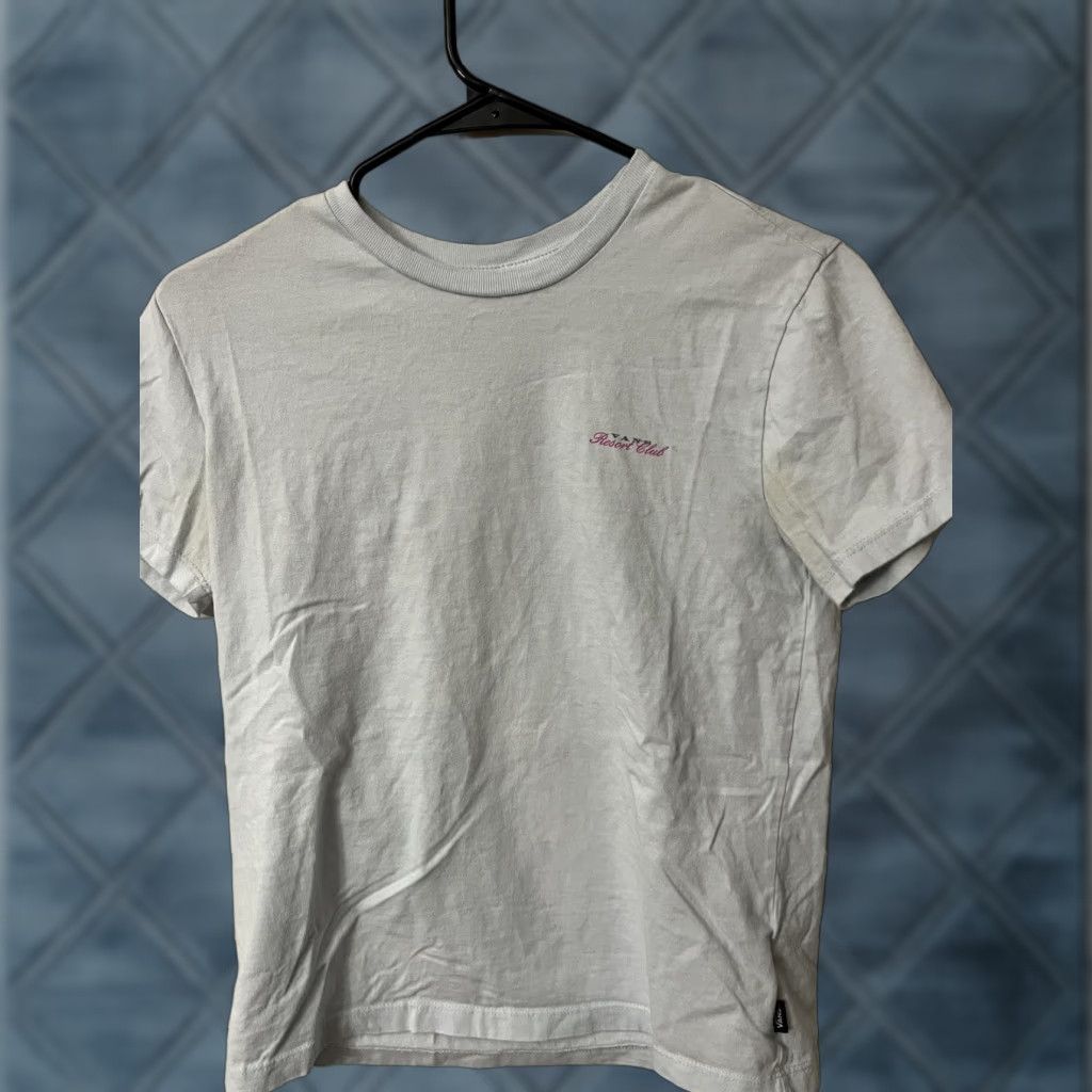 Vans Vans Off the Wall Resort Club Graphic Mens Short Sleeve Shirt XS Light Blue Size US XS / EU 42 / 0 - 1 Thumbnail