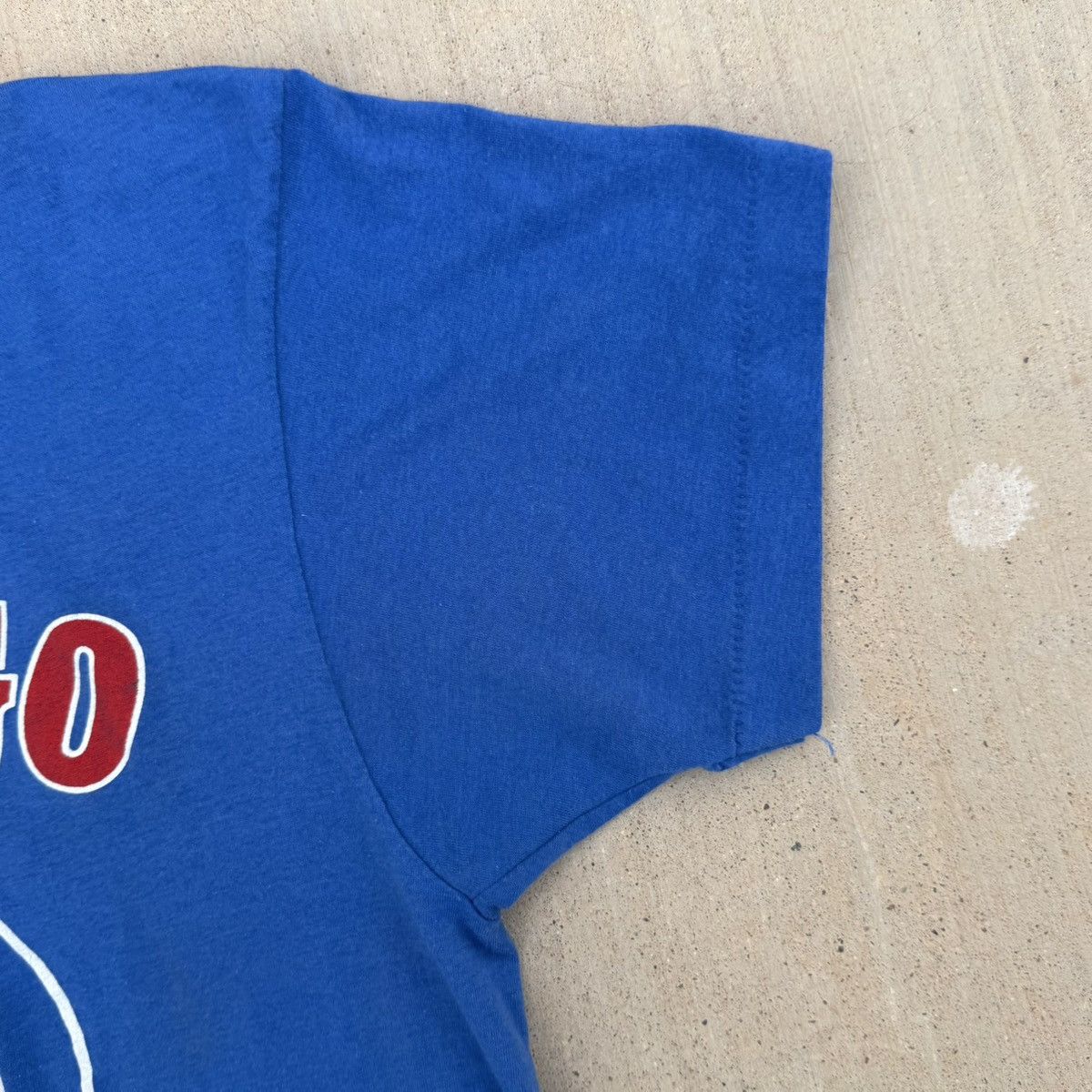 Other Vintage 80s Chicago Cubs Logo T-Shirt Blue Medium MLB USA Size US M / EU 48-50 / 2 - 4 Thumbnail