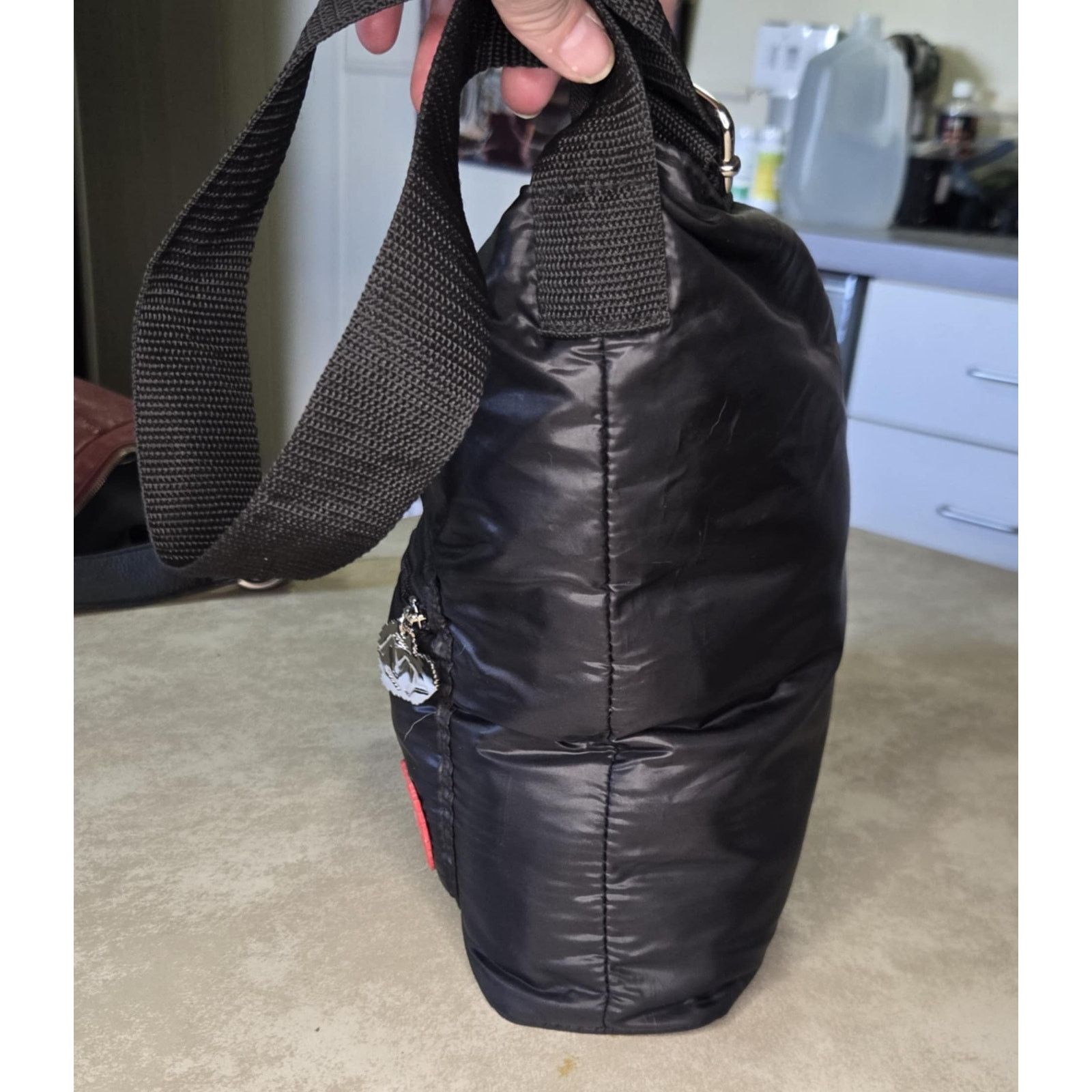 DKNY DKNY black nylon bag with heart on front Size ONE SIZE - 4 Thumbnail