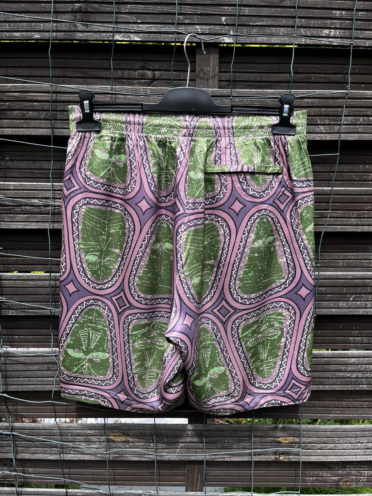 Other 🔴 STUSSY MASK PRINT STREETWEAR Y2K RARE HYPE SHORTS Size US 30 / EU 46 - 9 Thumbnail