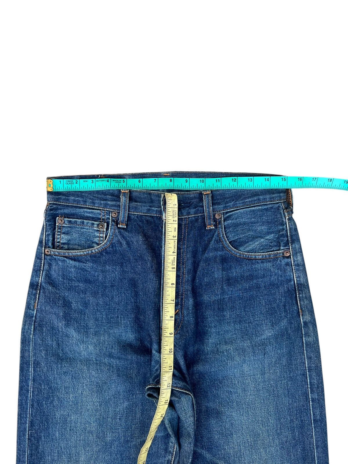 Levi's Vintage 1997 Levi’s 502 XX Big E Denim Selvedge Jeans Size US 30 / EU 46 - 2 Thumbnail