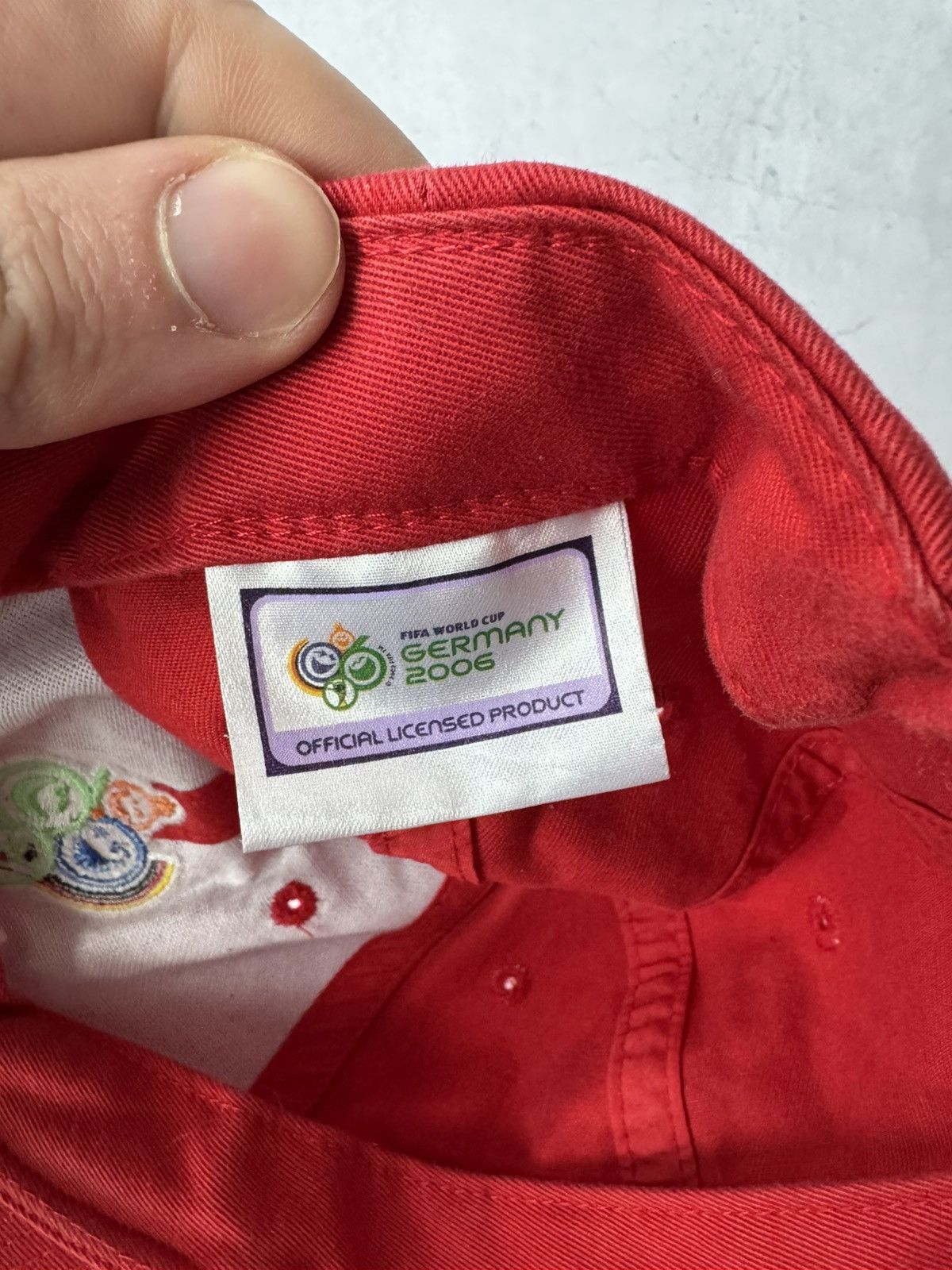 Vintage FIFA World Cup Germany 2006 Hat Baseball Cap Size ONE SIZE - 4 Thumbnail