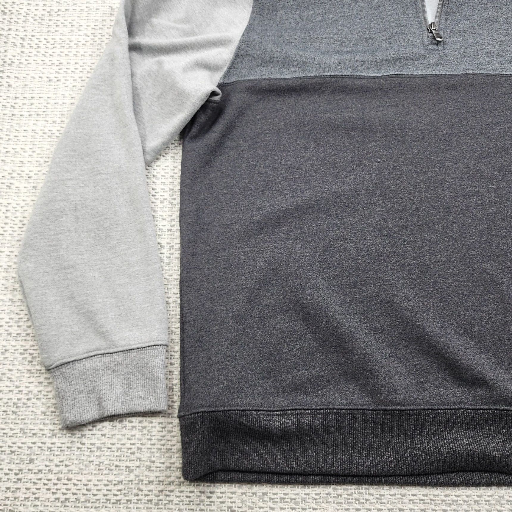 Izod IZOD Sweater Mens Large Gray Advantage Performance Stretch Quarter Zip Pullover Size US L / EU 52-54 / 3 - 3 Thumbnail