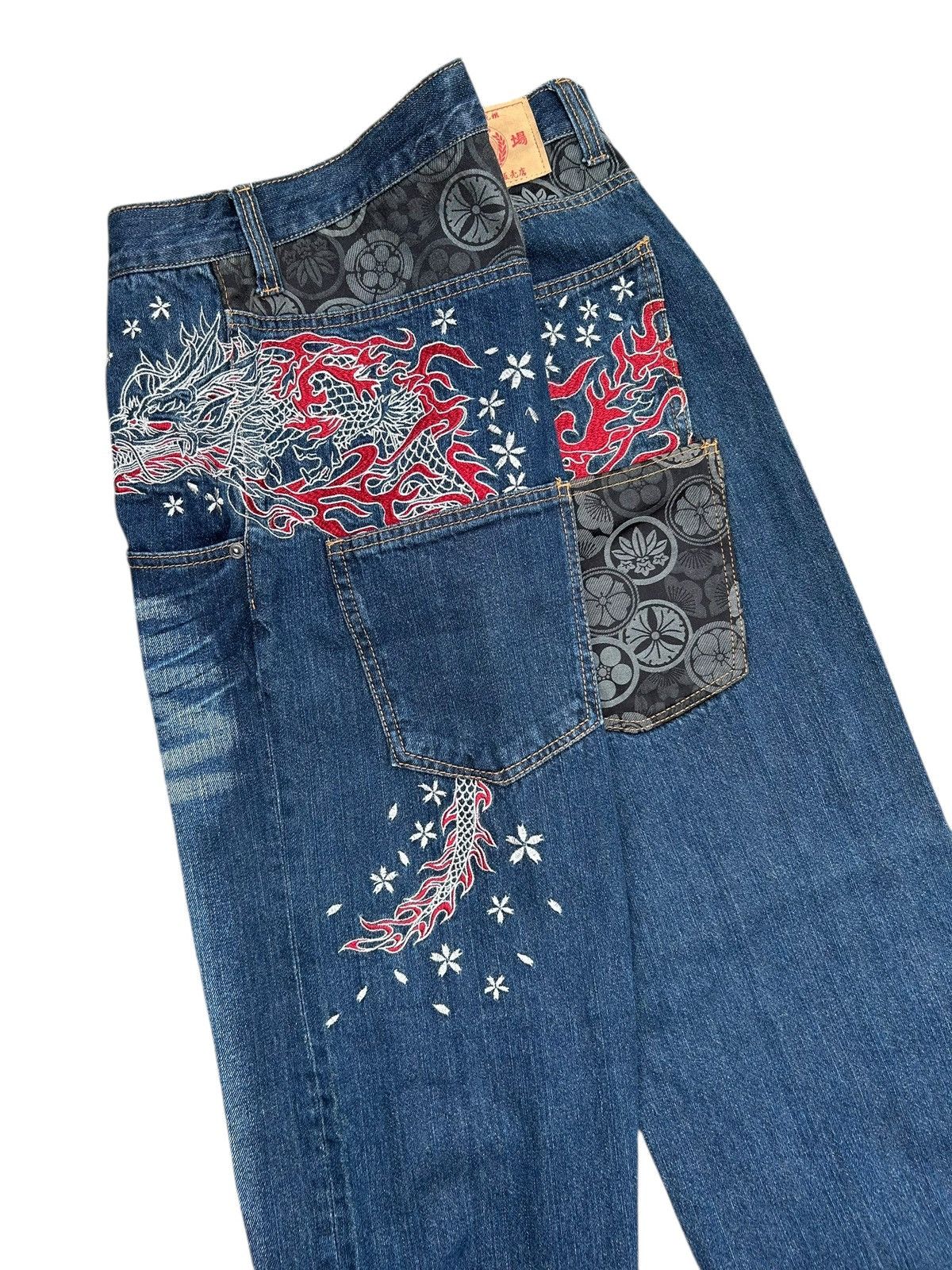 Kapital Karakuri Tamashii Japan Dragon Inspired Type Pocket Denim 🎌 Size US 33 - 5 Thumbnail
