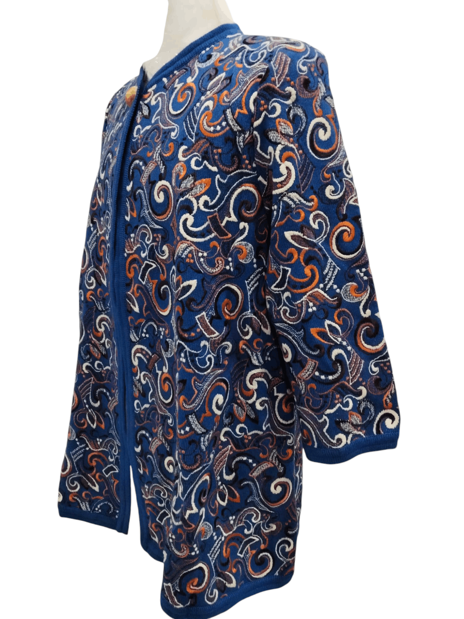 If Six Was Nine × Pusha T Vintage paisley design Coogi Knitwear Sweatshirt Size L / US 10 / IT 46 - 2 Thumbnail