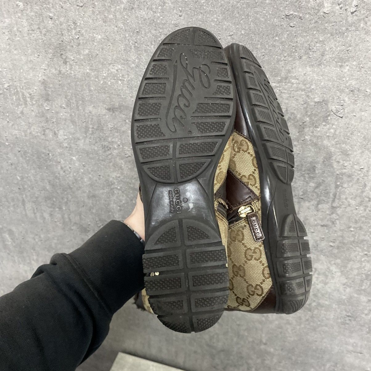 Gucci Vintage Gucci Monogram Canvas Boots High Sneakers Size US 6.5 / IT 36.5 - 12 Thumbnail