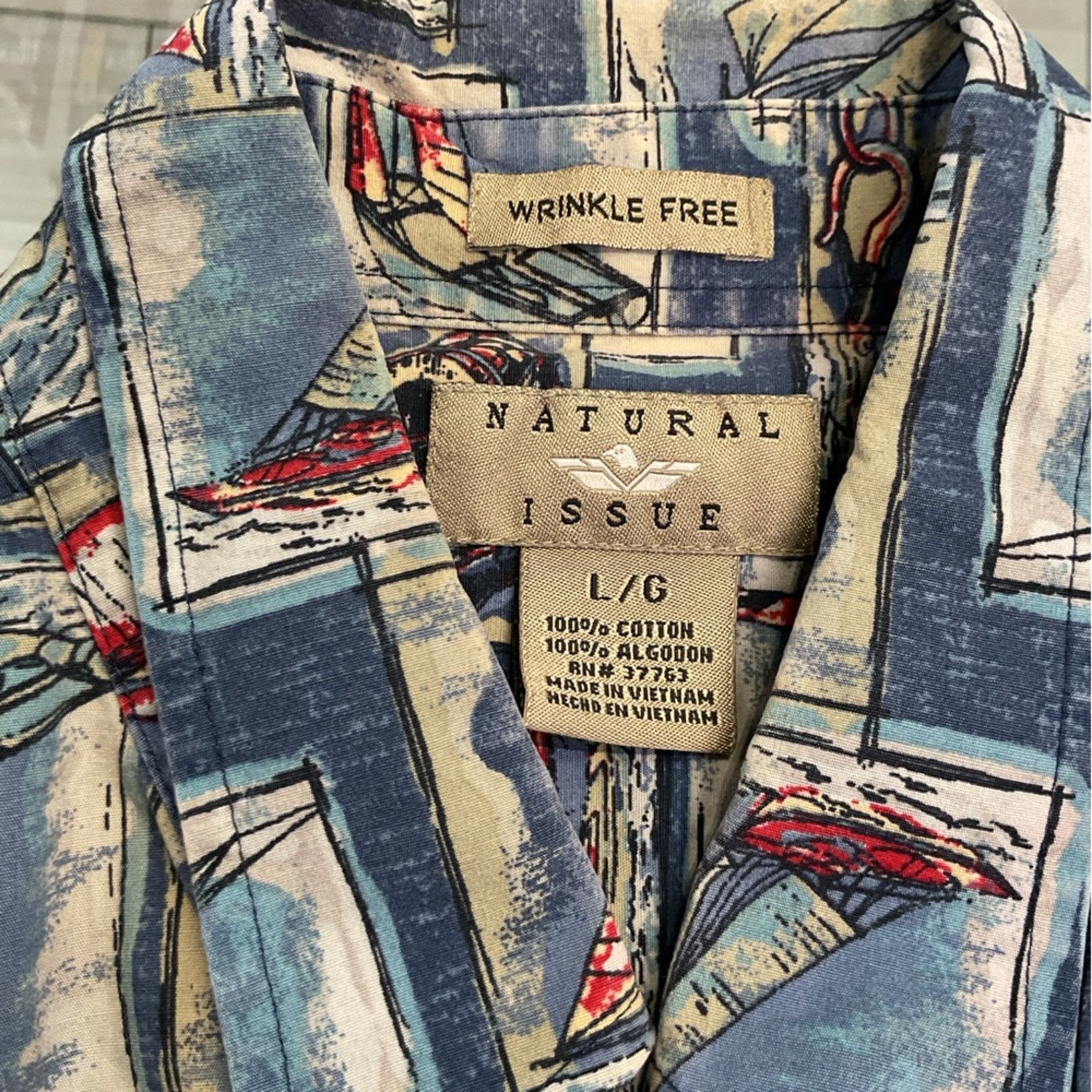 Natural Issue Natural Issue Button-Up Ship Shirt Size US L / EU 52-54 / 3 - 3 Thumbnail